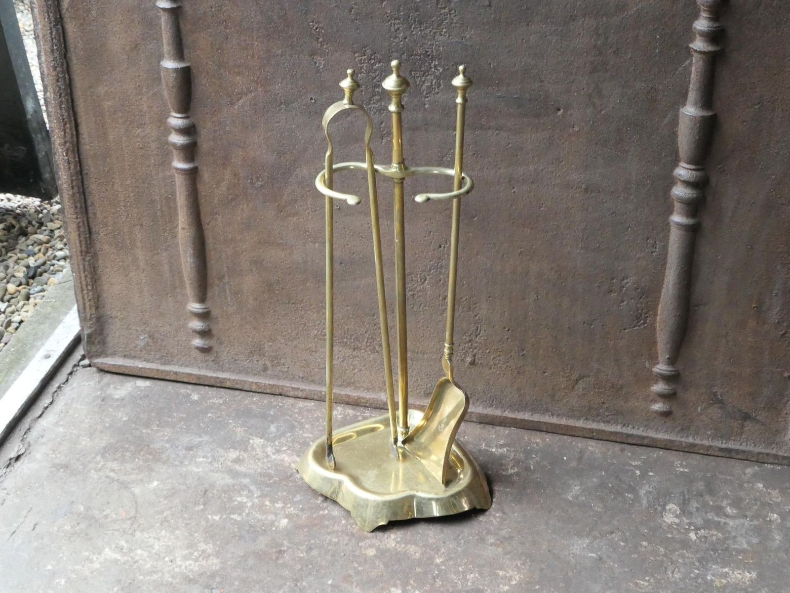 Bouhon Frères Fireplace Tool Set, Fire Tools, 19th Century photo buy