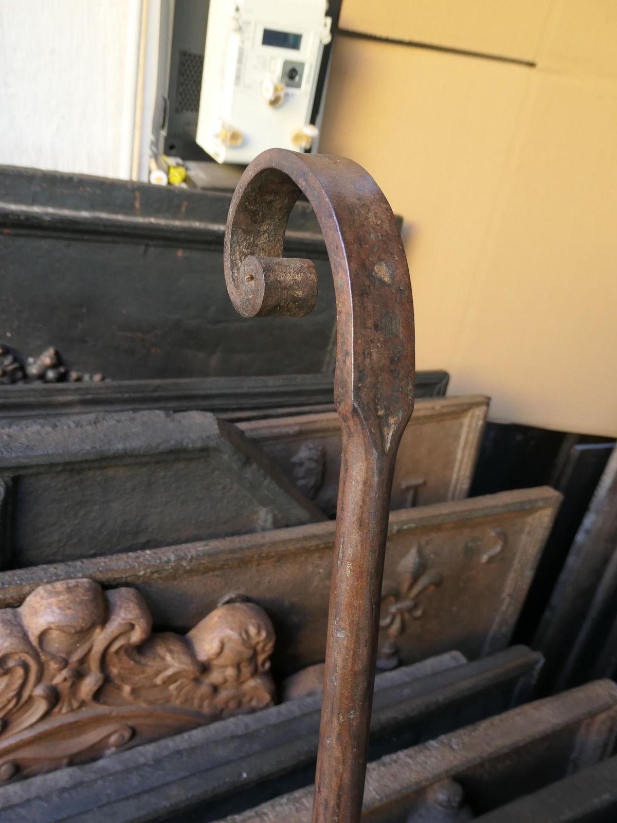 Antique Standing Spit Rack, 19th 20th Century photo 491.0