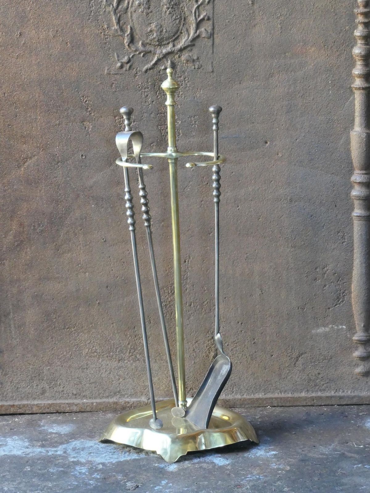 Antique French Fireplace Tools Or Fire Tools, 19th Century photo for sale