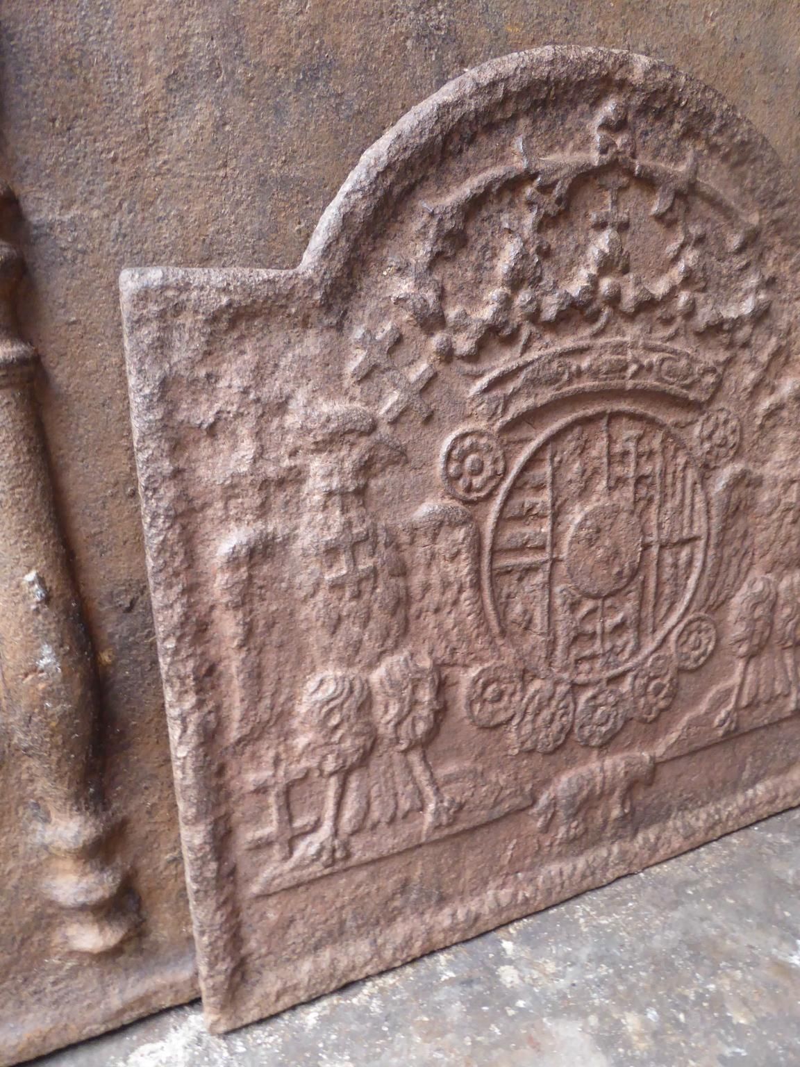 17th 18th Century 'Arms Of Loraine' Fireback / Backsplash photo buy