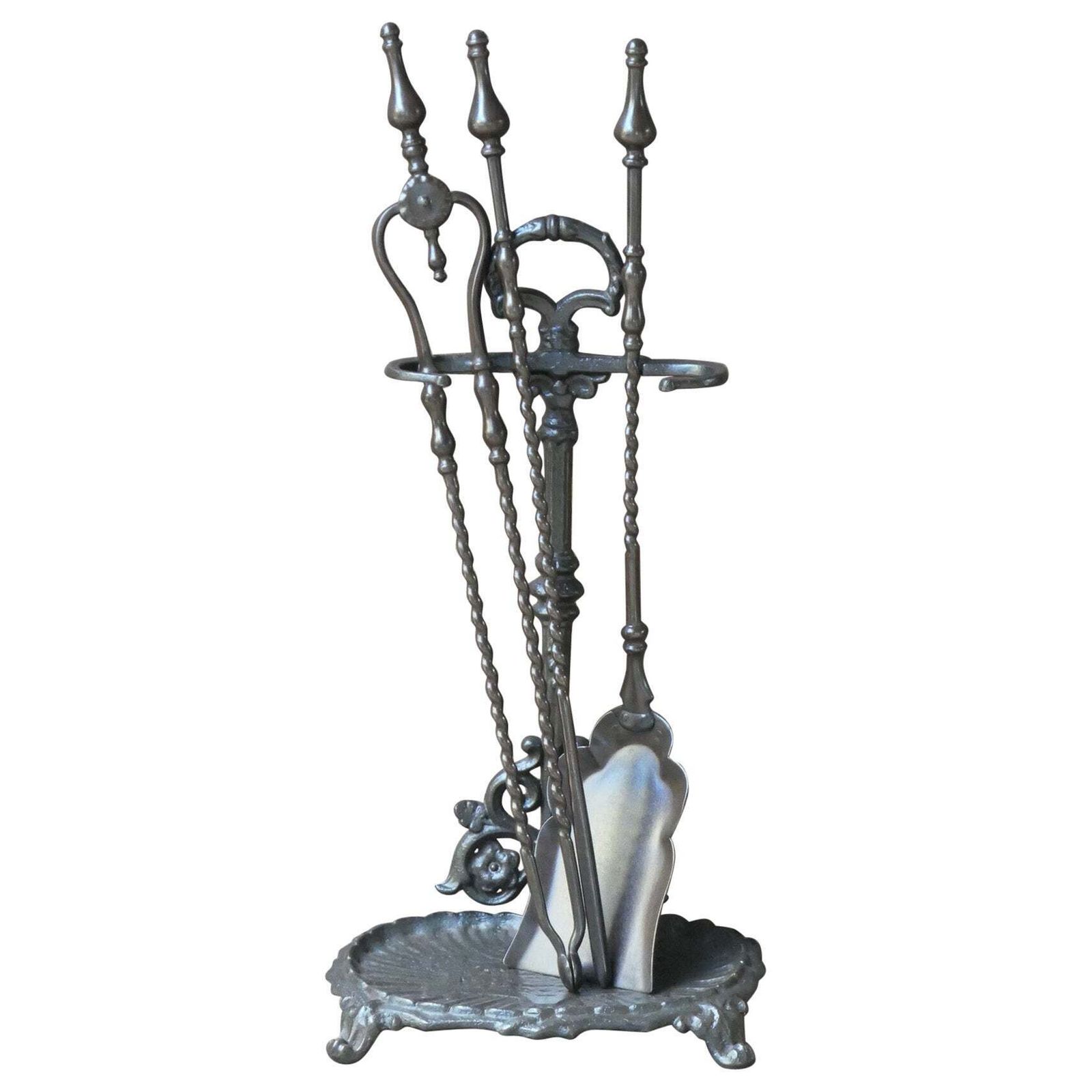 English Victorian Fireplace Tools Or Companion Set, 19th Century
