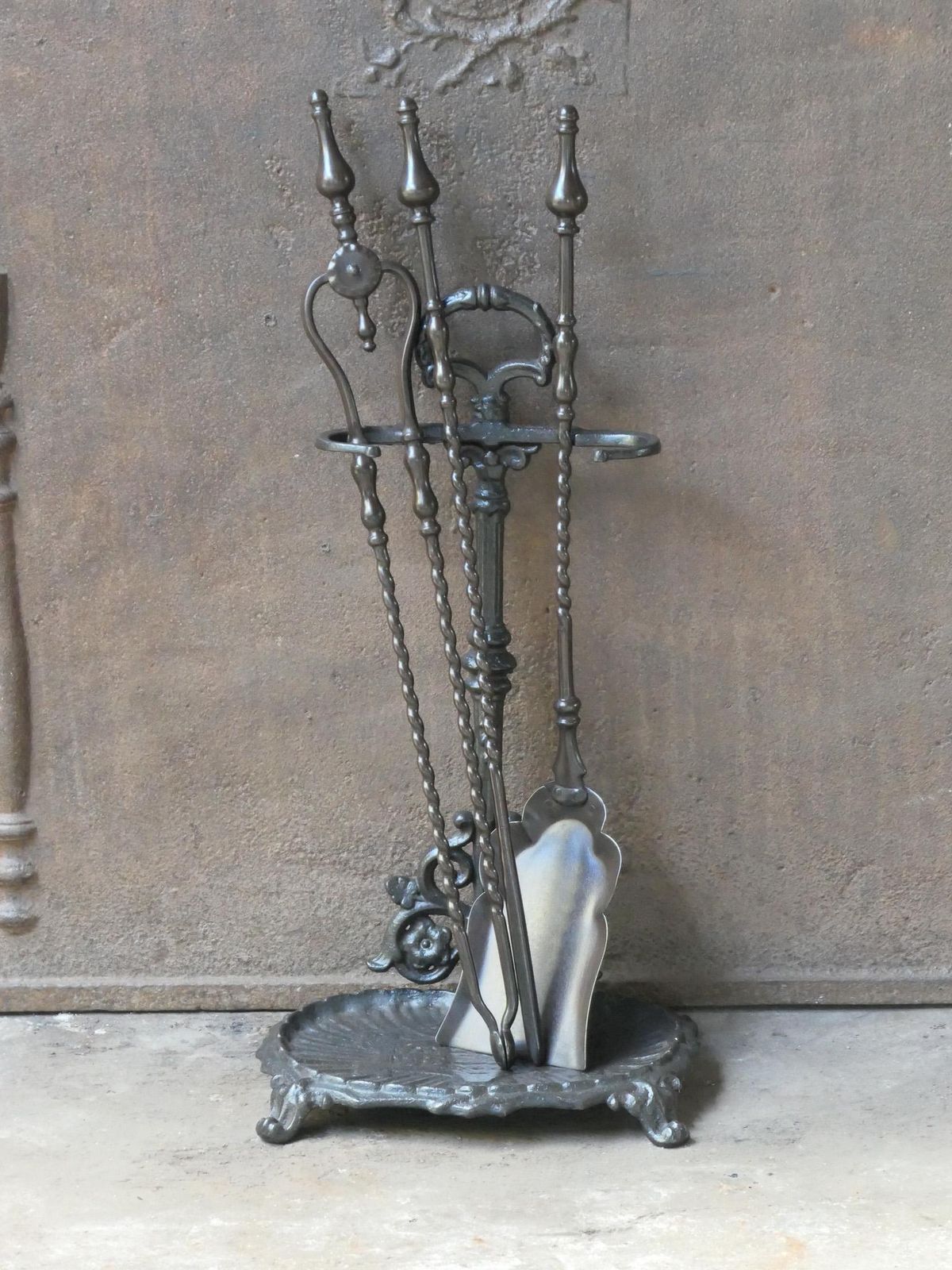 English Victorian Fireplace Tools Or Companion Set, 19th Century photo for sale