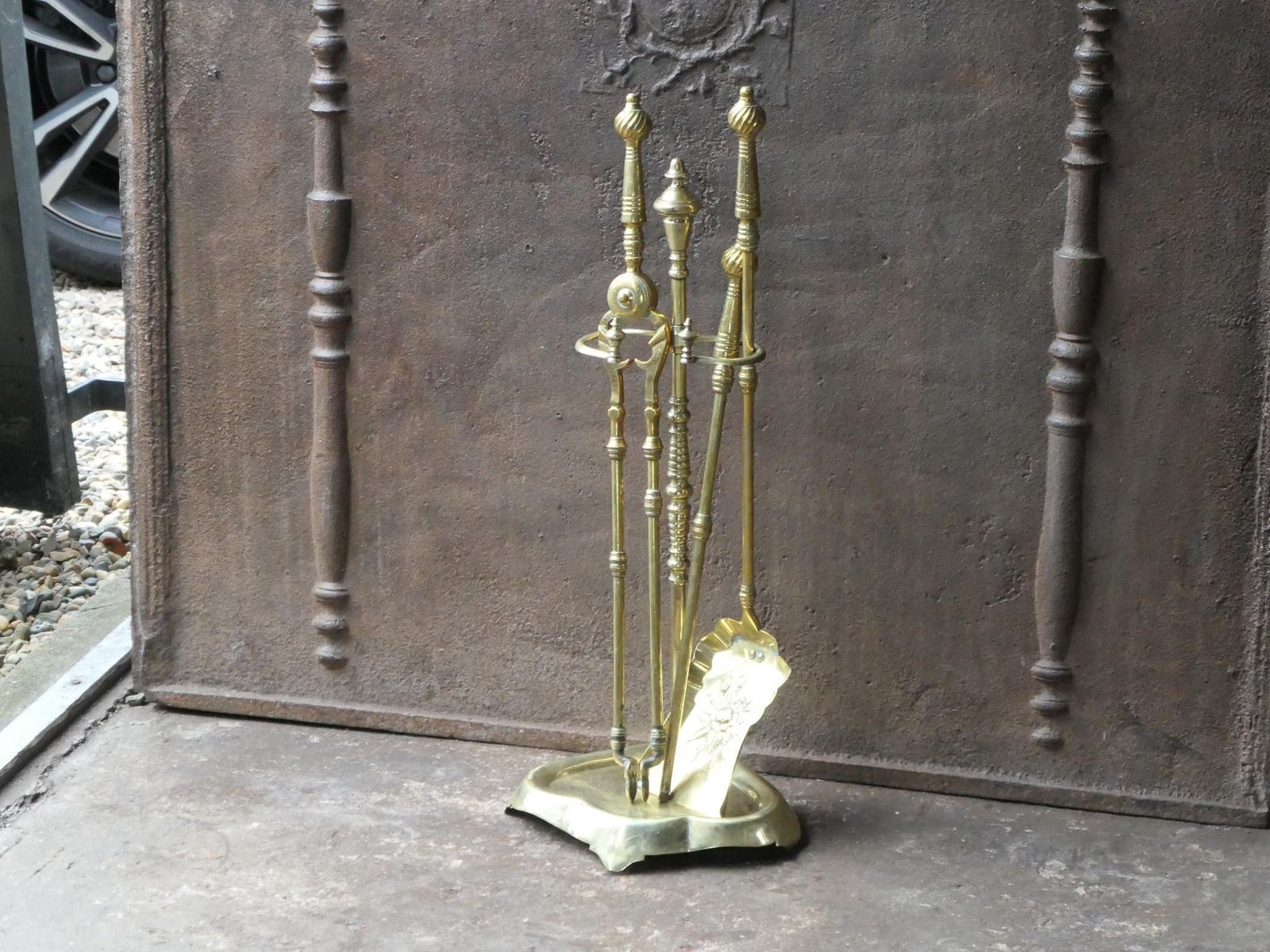 19th 20th Century French Art Nouveau Fireplace Tools Or Fire Tools photo vinterior