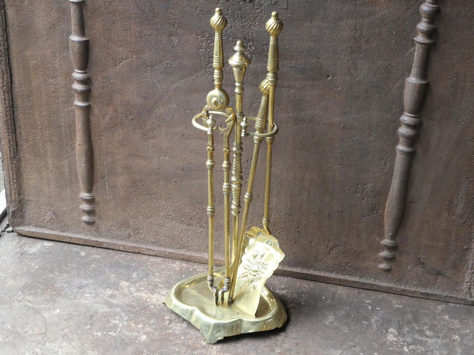 19th 20th Century French Art Nouveau Fireplace Tools Or Fire Tools photo buy