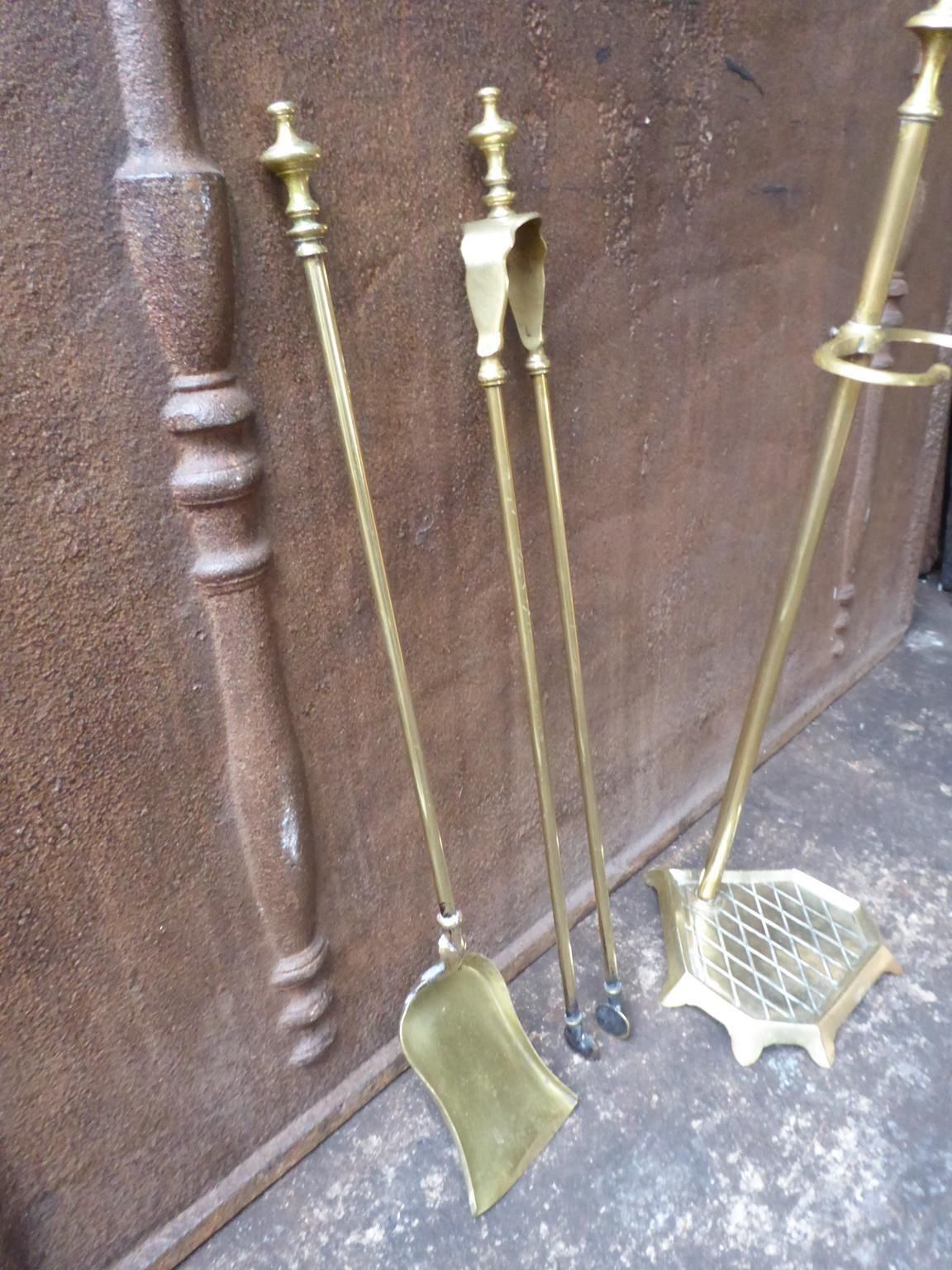 Antique French Fireplace Tools Or Fire Tools, 19th   Early 20th Century photo vintage