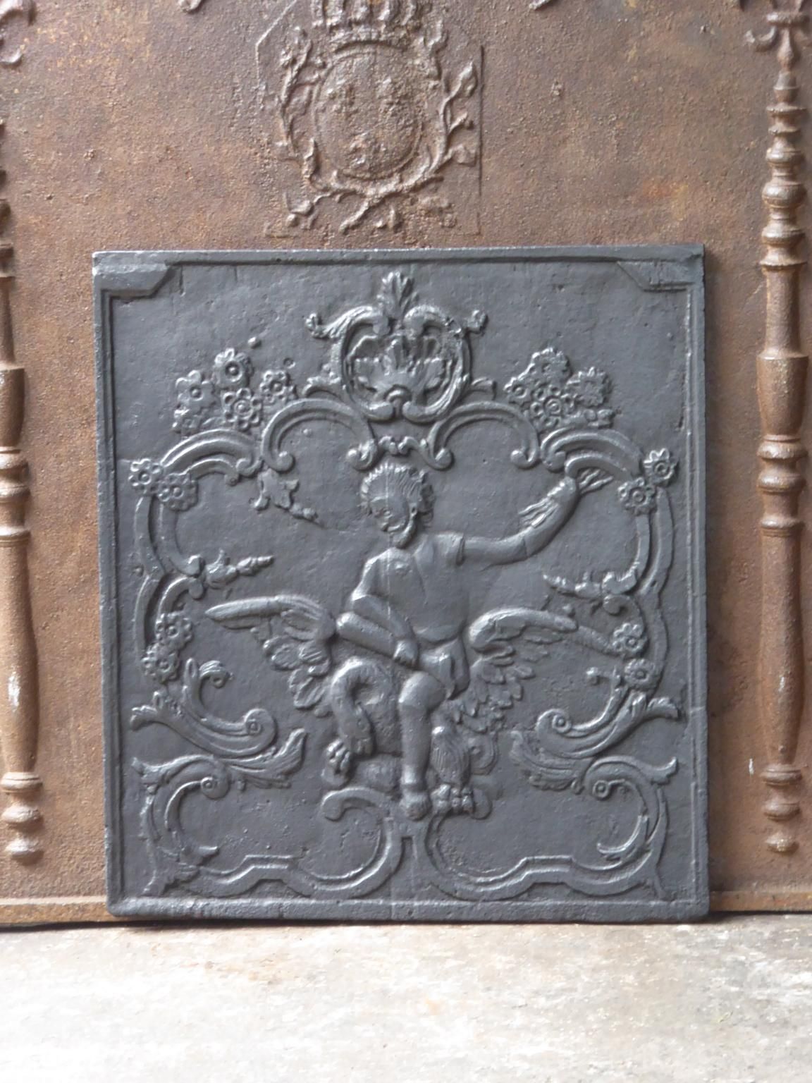 18th Century French 'Zeus And Leda' Fireback / Backsplash photo furniture