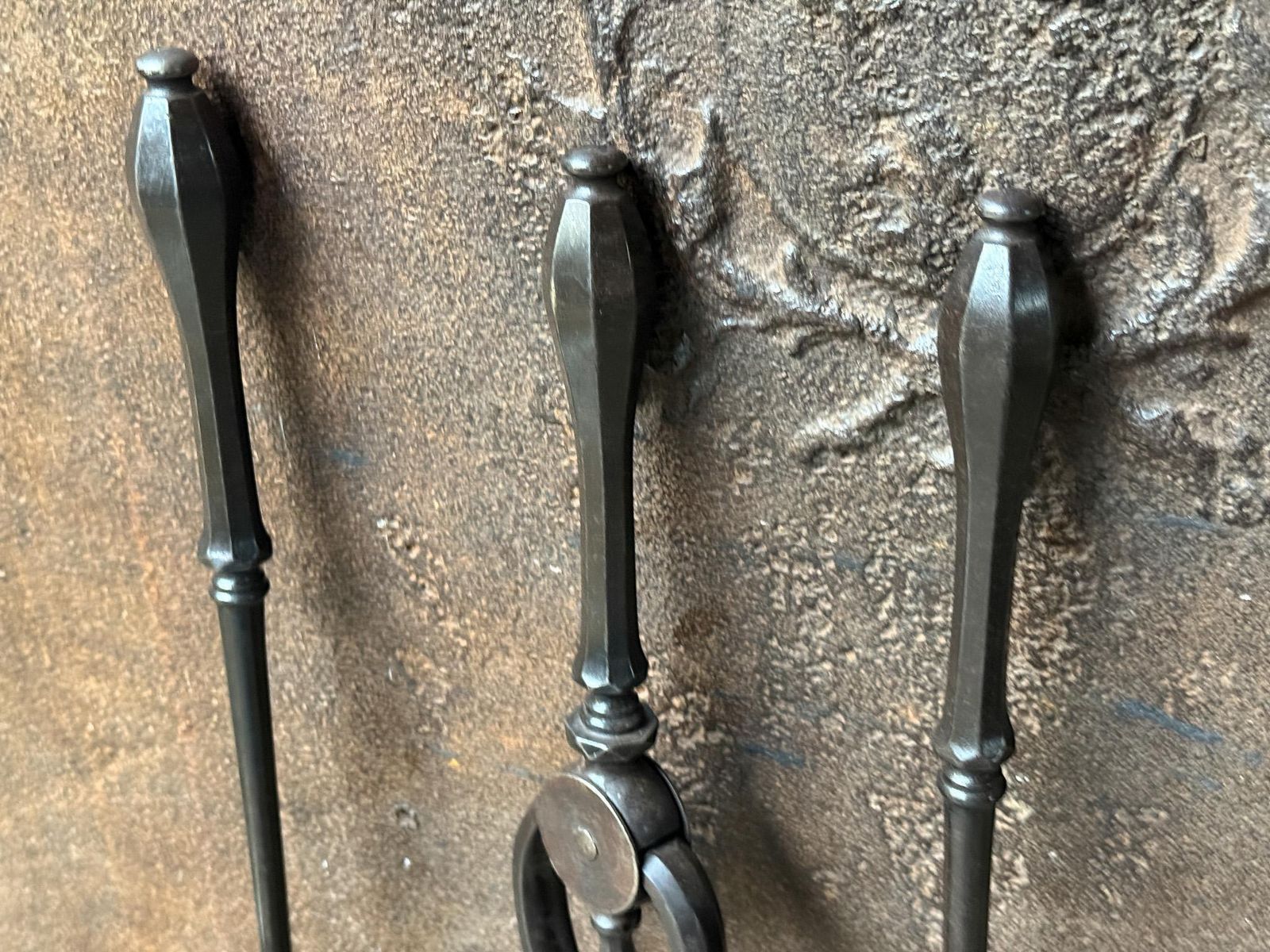 photo for sale Victorian Fireplace Tools Or Fire Irons, 19th Century, United Kingdom