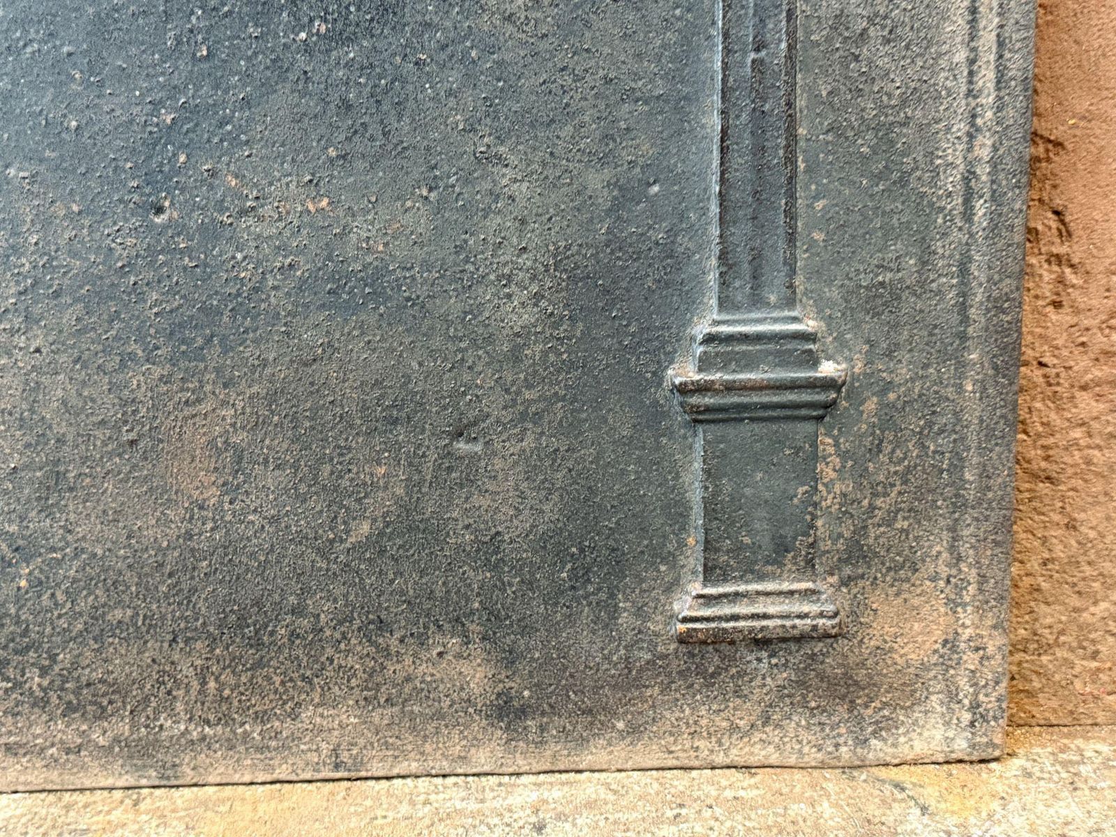 French 'Pillars Of Freedom' Fireback / Backsplash, Early 19th Century photo buy