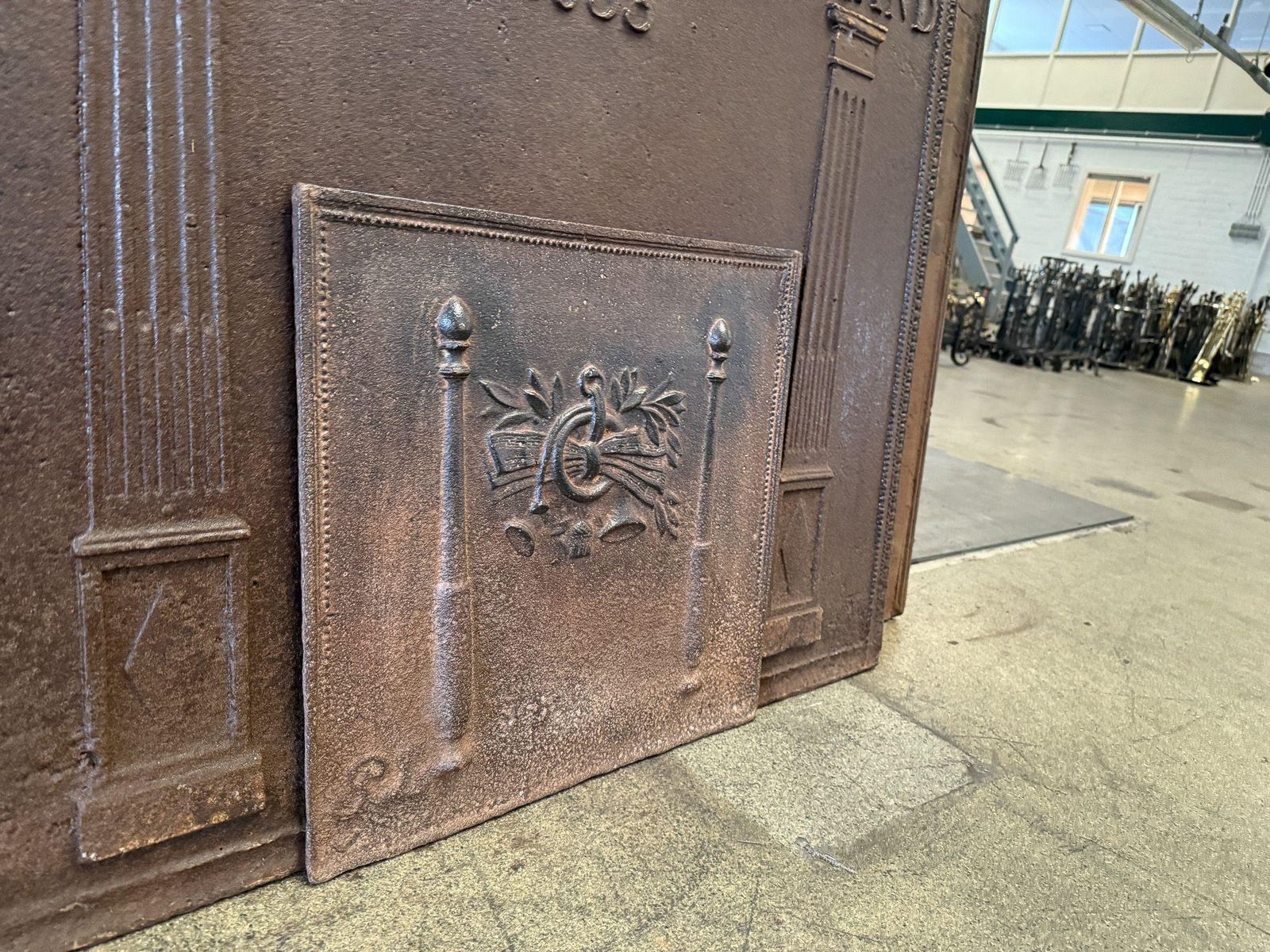 photo furniture French Neoclassical Period Fireback / Backsplash, 18th   19th C.