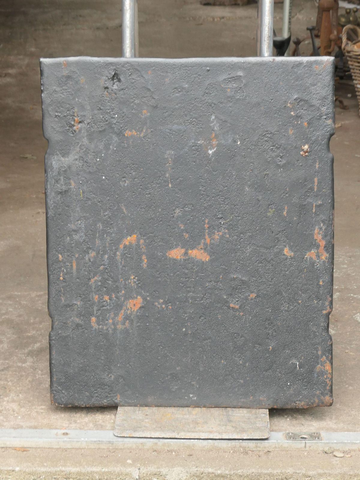 photo for sale 18th Century German Louis XV Period 'Religious Theme' Fireback / Backsplash
