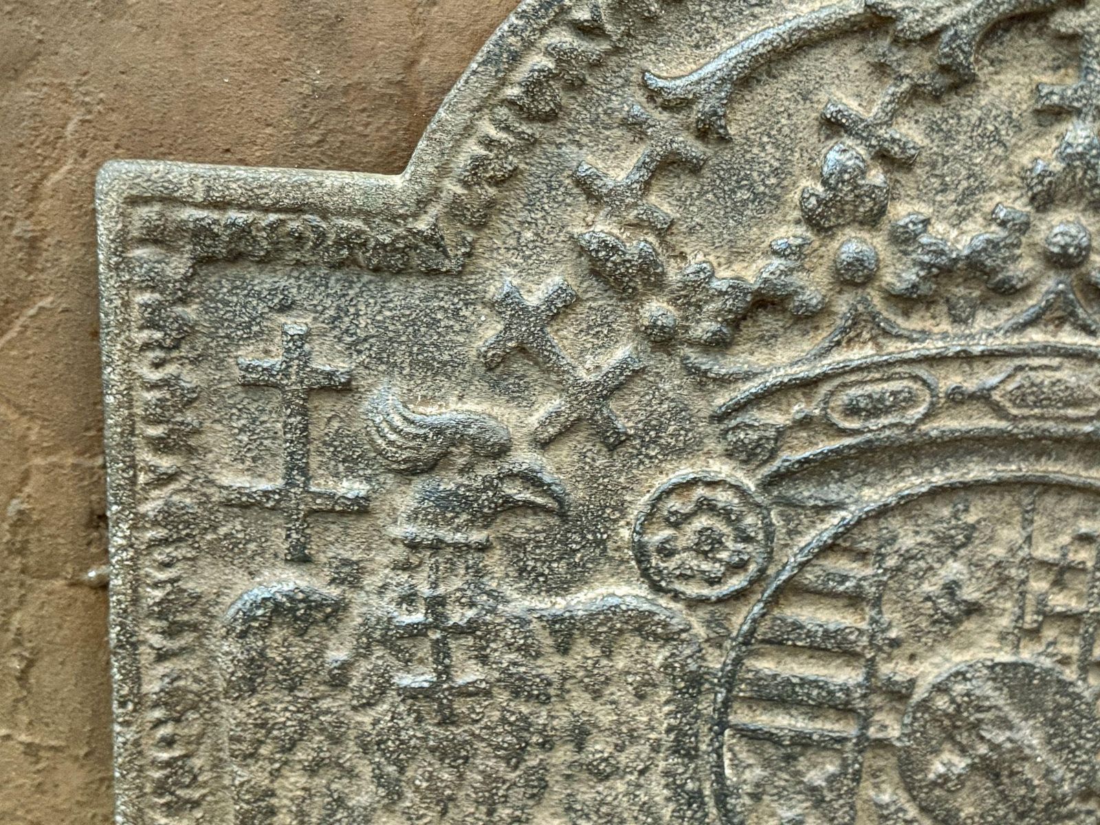 Early 18th Century French 'Arms Of Lorraine' Fireback / Backsplash photo 491.0