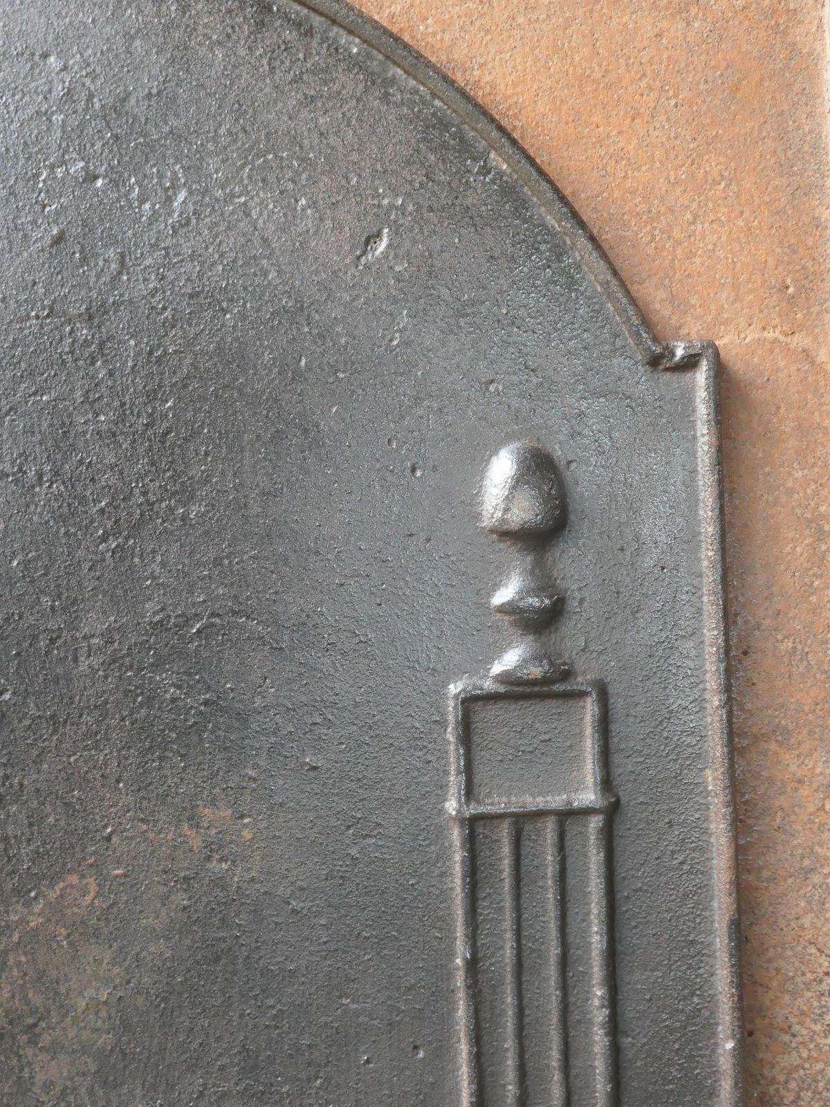 French 'Pillars Of Freedom' Fireback / Backsplash, Early 19th Century photo buy