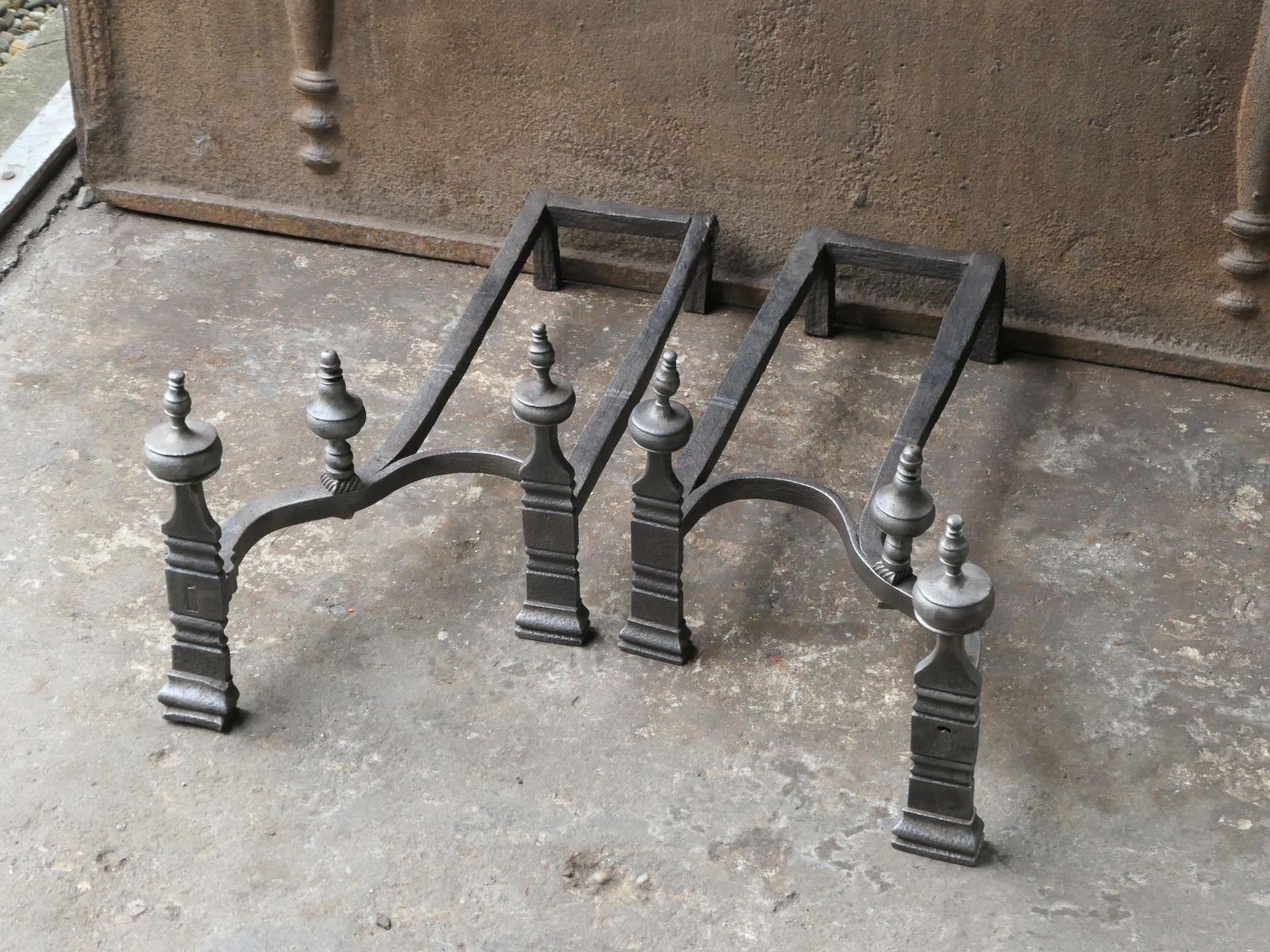 18th 19th Century French Neoclassical Fireplace Grate Or Fire Grate photo vinterior