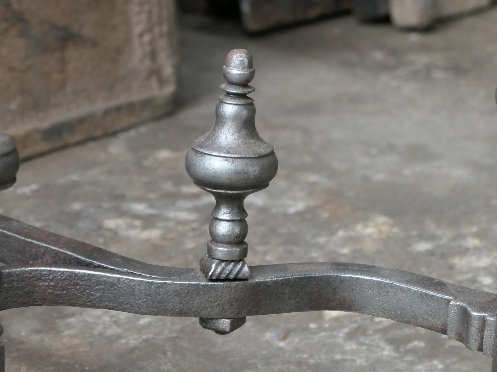 Home Fixtures 18th 19th Century French Neoclassical Fireplace Grate Or Fire Grate photo