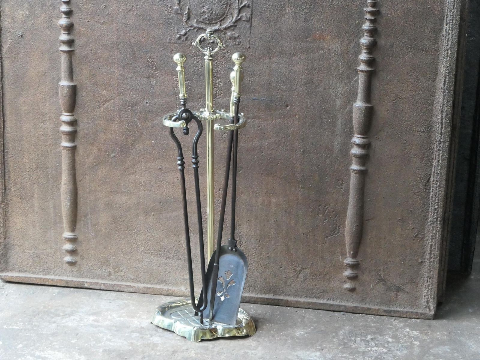 English Victorian Fireplace Tools Or Companion Set, 20th Century photo 576.0