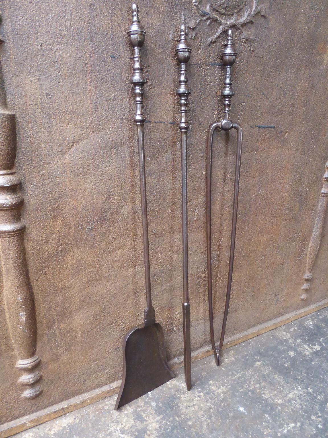 Late 18th Or Early 19th Century Dutch Neoclassical Fireplace Tools Of Fire Tools photo furniture