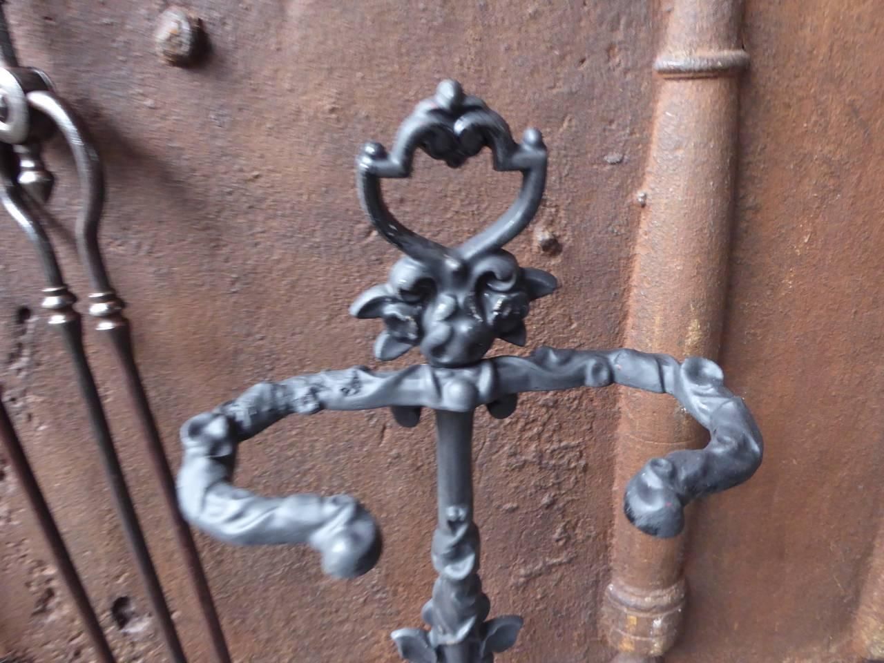 photo for sale Victorian Fireplace Tool Set Or Fire Tools, 19th Century