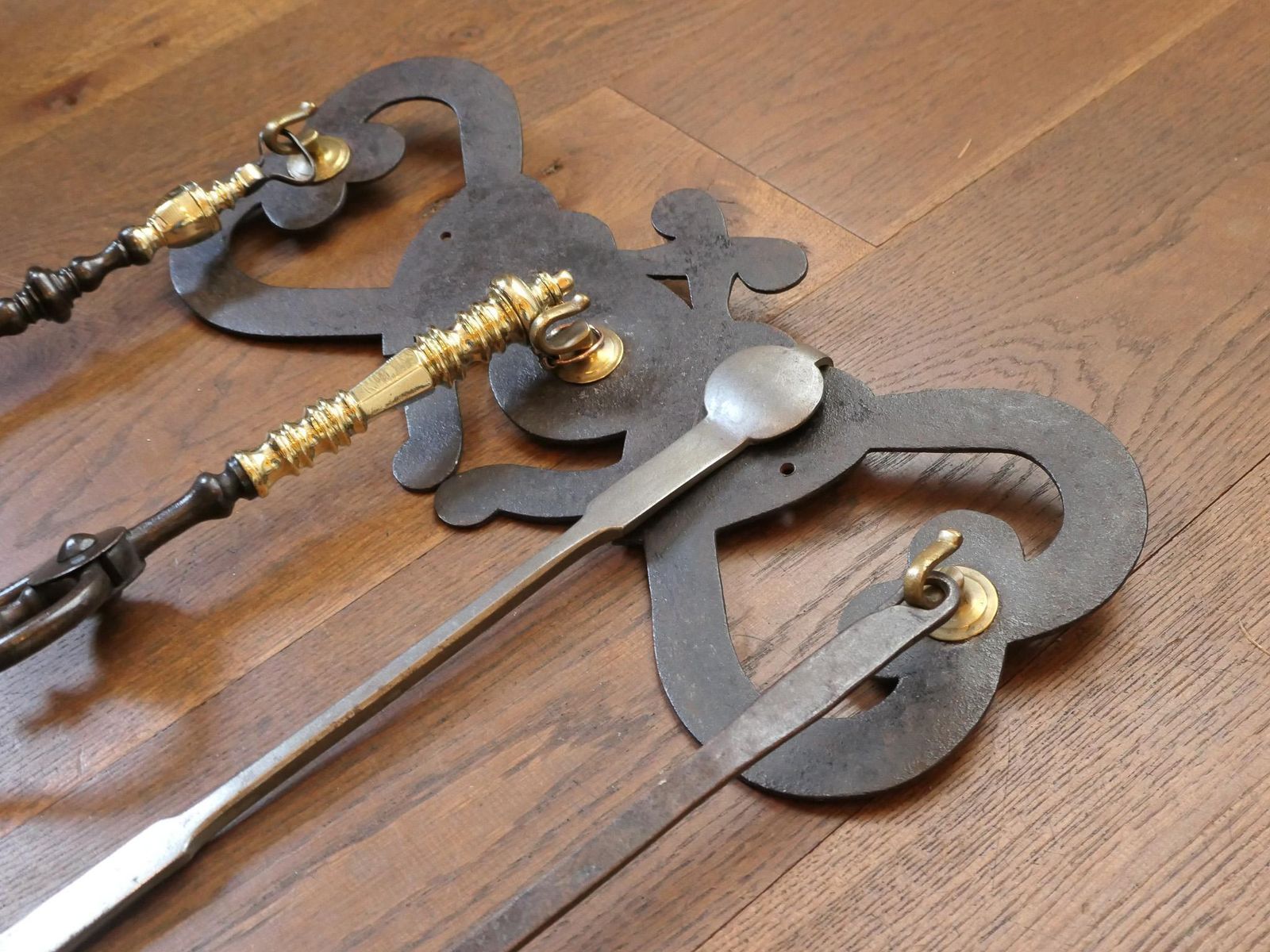 Antique Dutch Fireplace Tools Or Fire Tools, 18th/19th Century photo buy