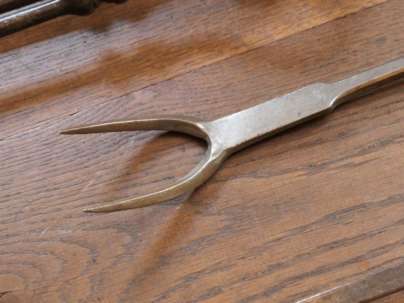 661.0 Antique Dutch Fireplace Tools Or Fire Tools, 18th/19th Century photo