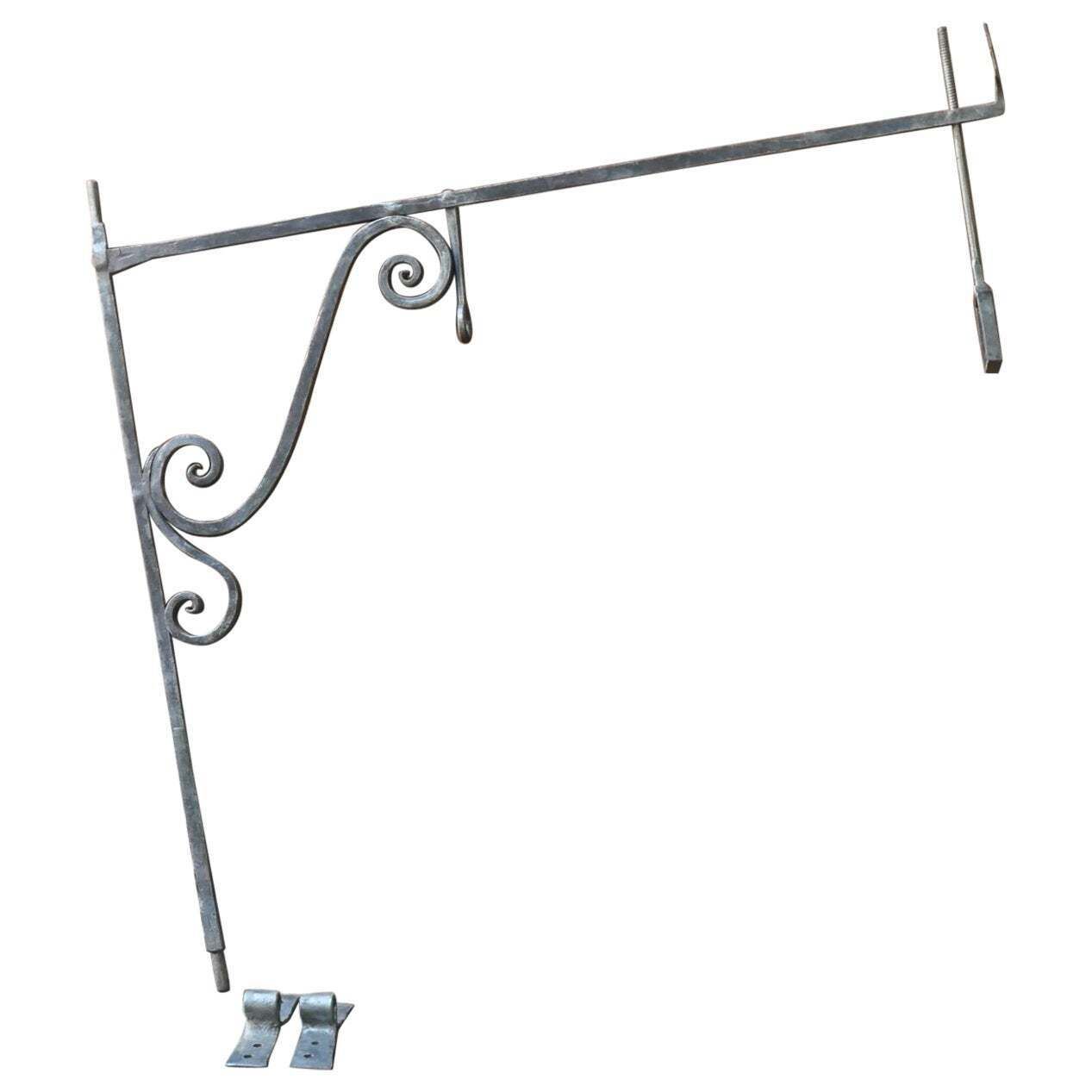 17th 18th Century French Fireplace Crane