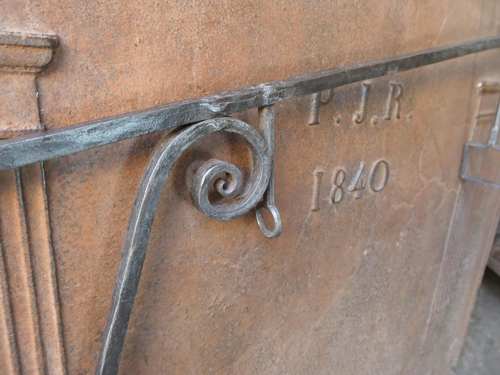 photo for sale 17th 18th Century French Fireplace Crane