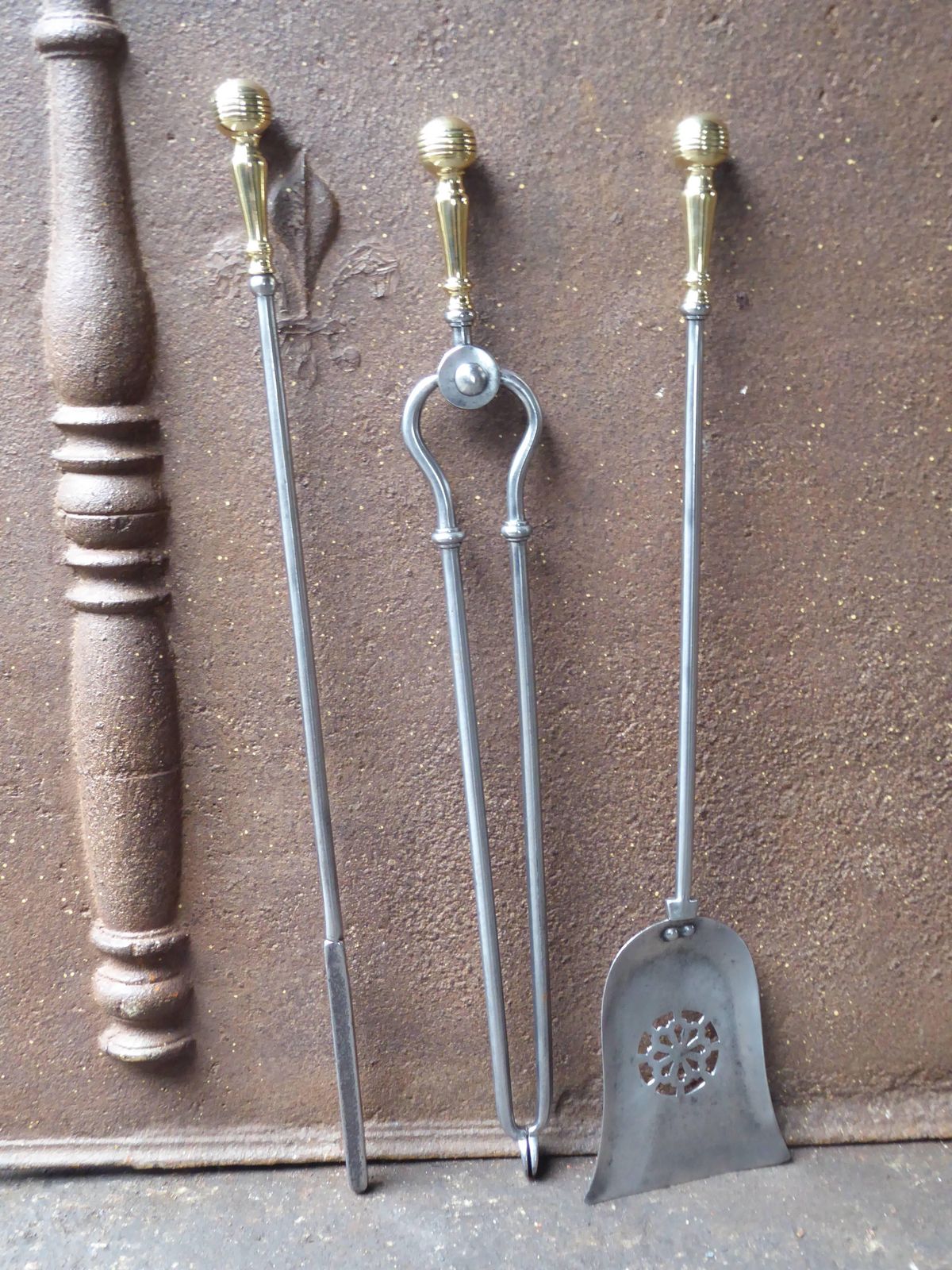 19th Century English Victorian Fireplace Tool Or Fire Tools photo furniture