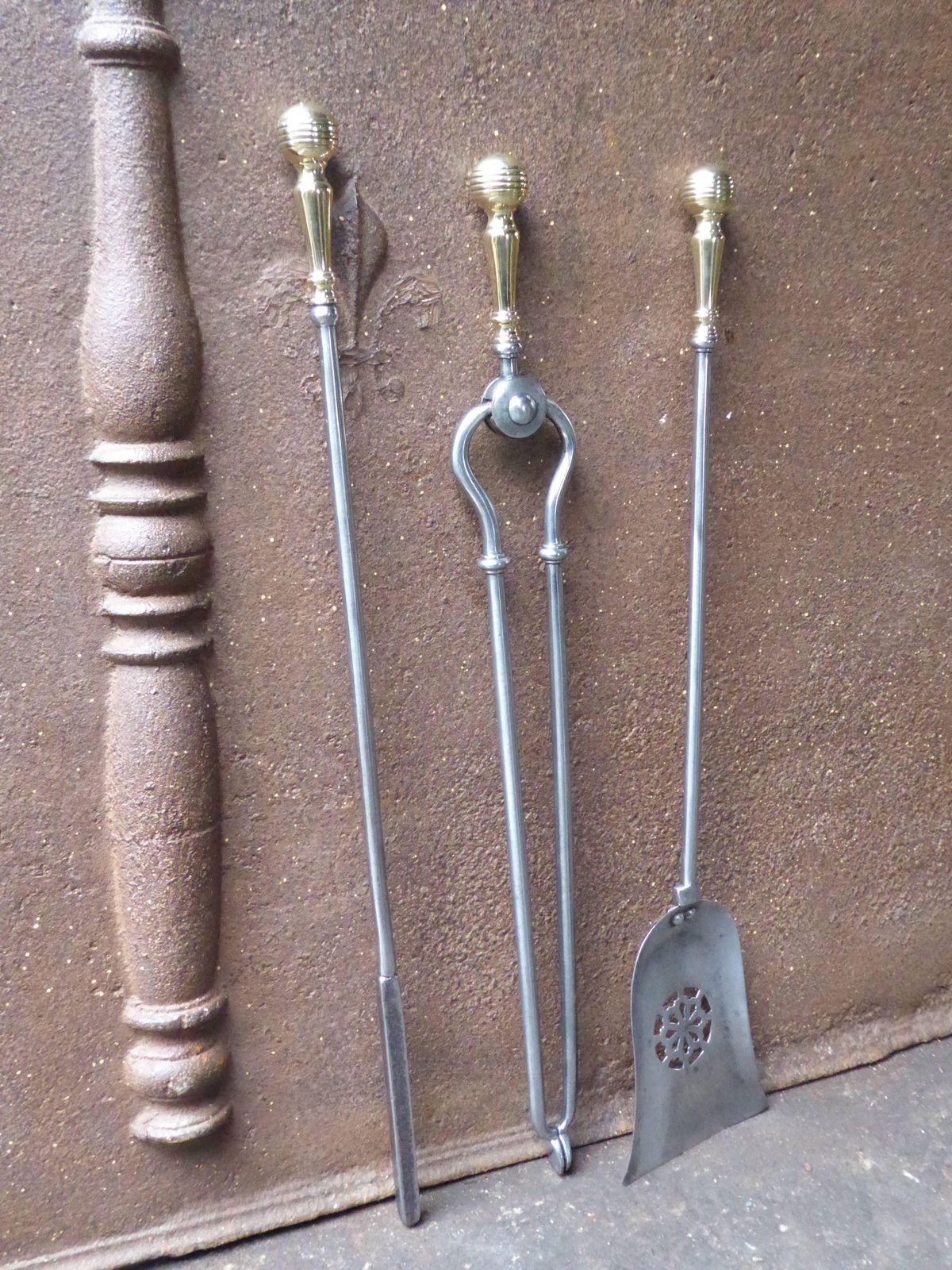 19th Century English Victorian Fireplace Tool Or Fire Tools photo for sale