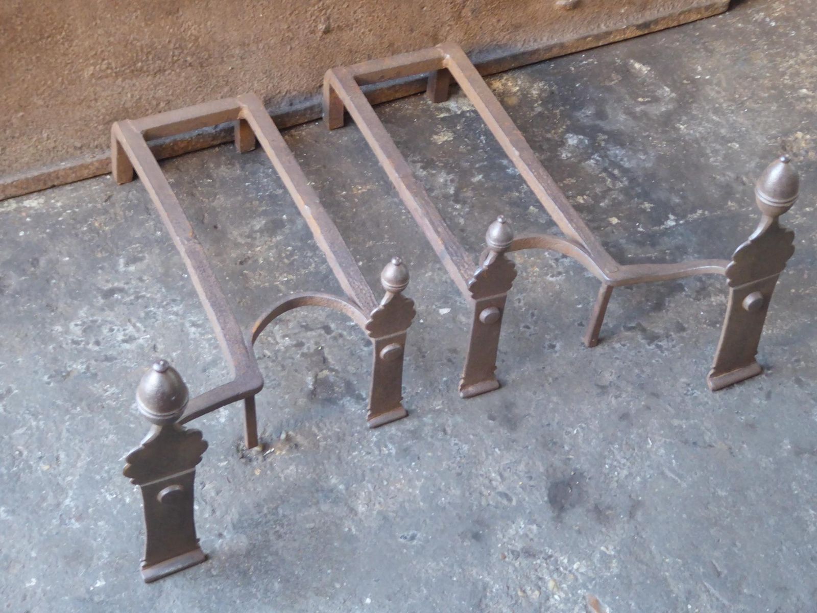 Antique French Napoleon III Fire Grate, Fireplace Grate, 19th Century photo buy