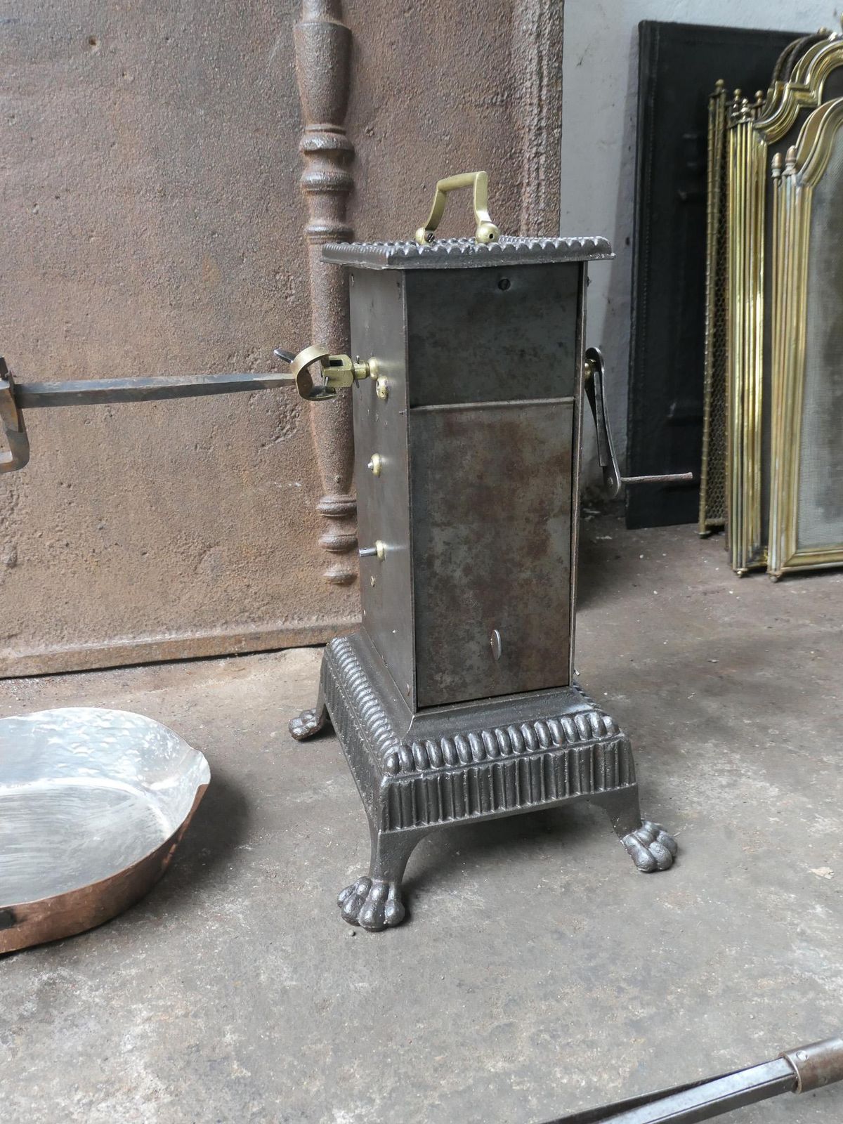 photo buy 19th Century French Napoleon III Spring Driven Roasting Jack