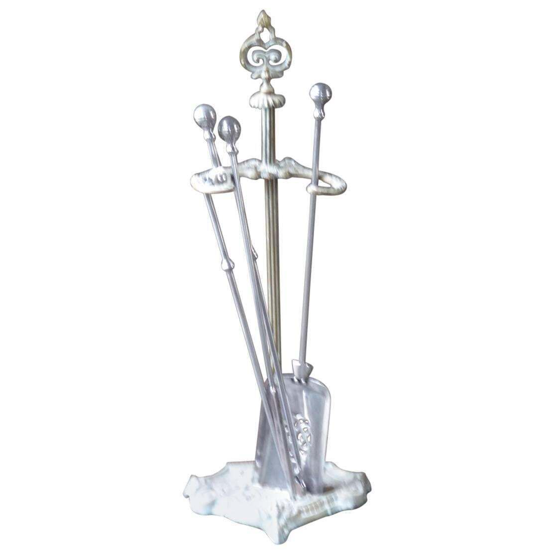 19th Century English Fire Tools, Fireplace Tool Set