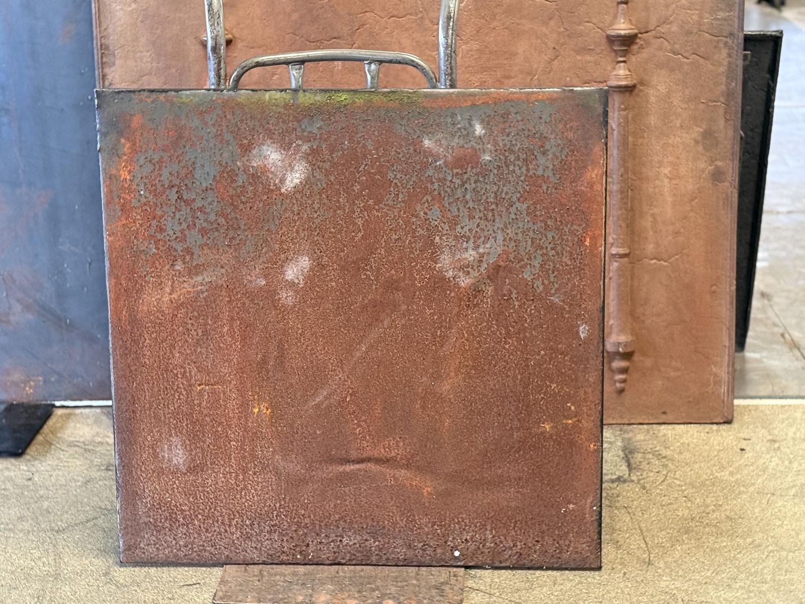 photo for sale 19th Century French 'Roman Scene' Fireback / Backsplash, Napoleon III Period