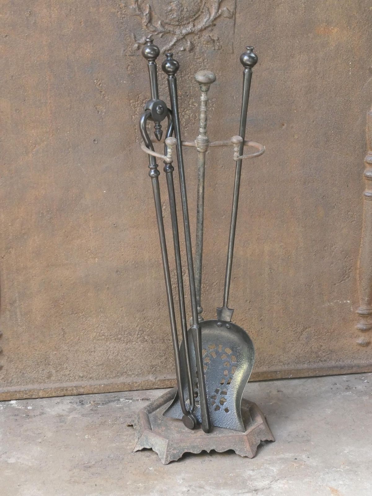 English Victorian Fireplace Tools Or Companion Set, 19th Century photo 832.0