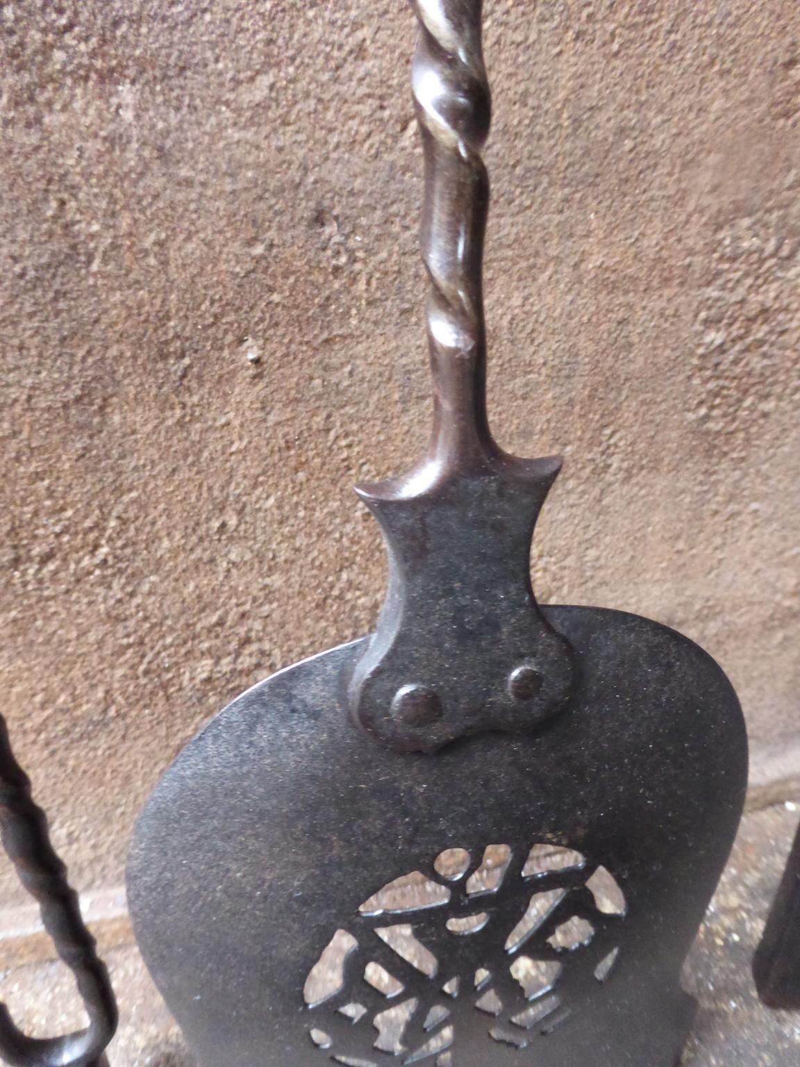 photo furniture English Georgian Fireplace Tool Set Or Fire Irons, 18th 19th Century