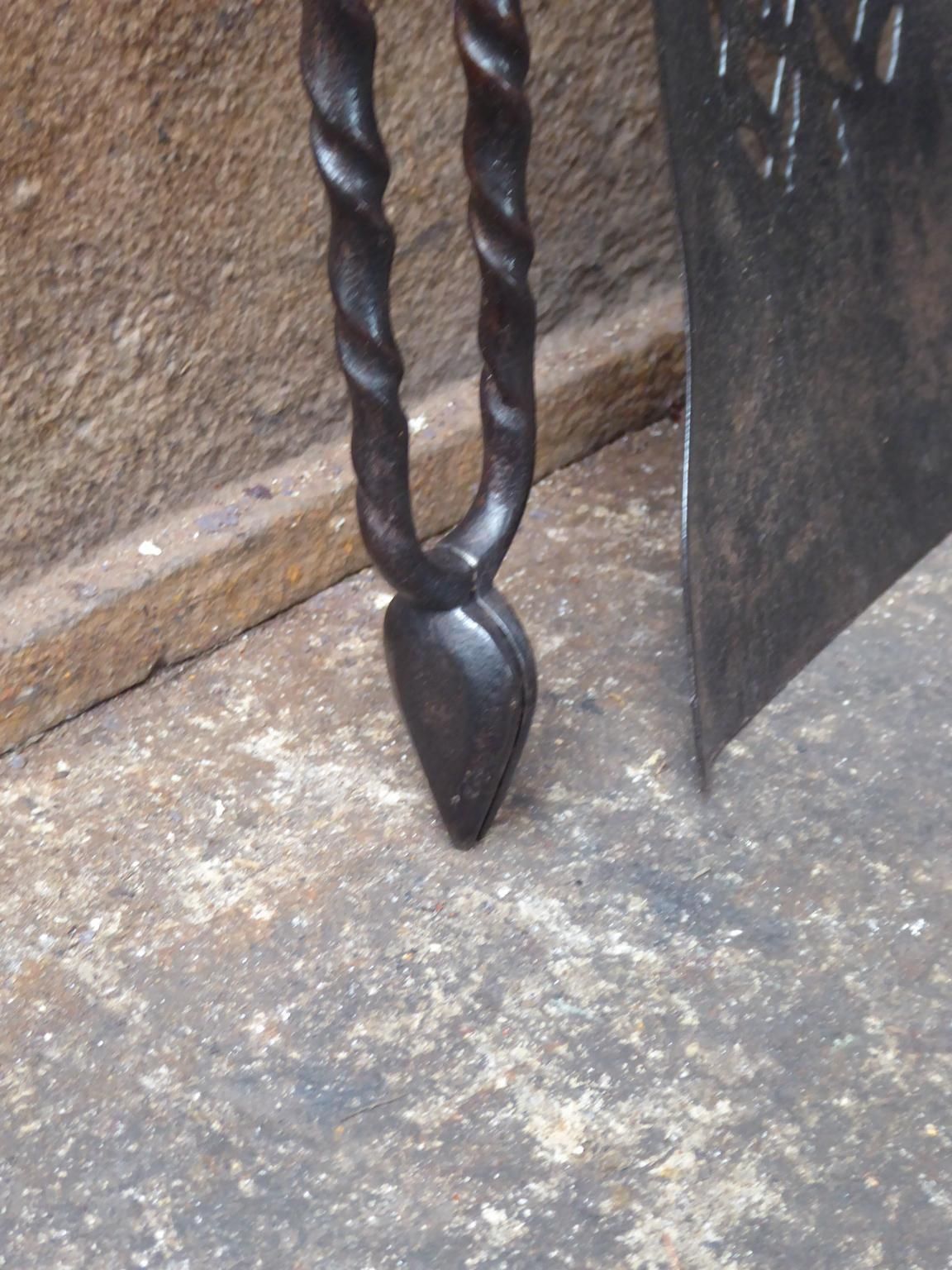 Home Decor English Georgian Fireplace Tool Set Or Fire Irons, 18th 19th Century photo