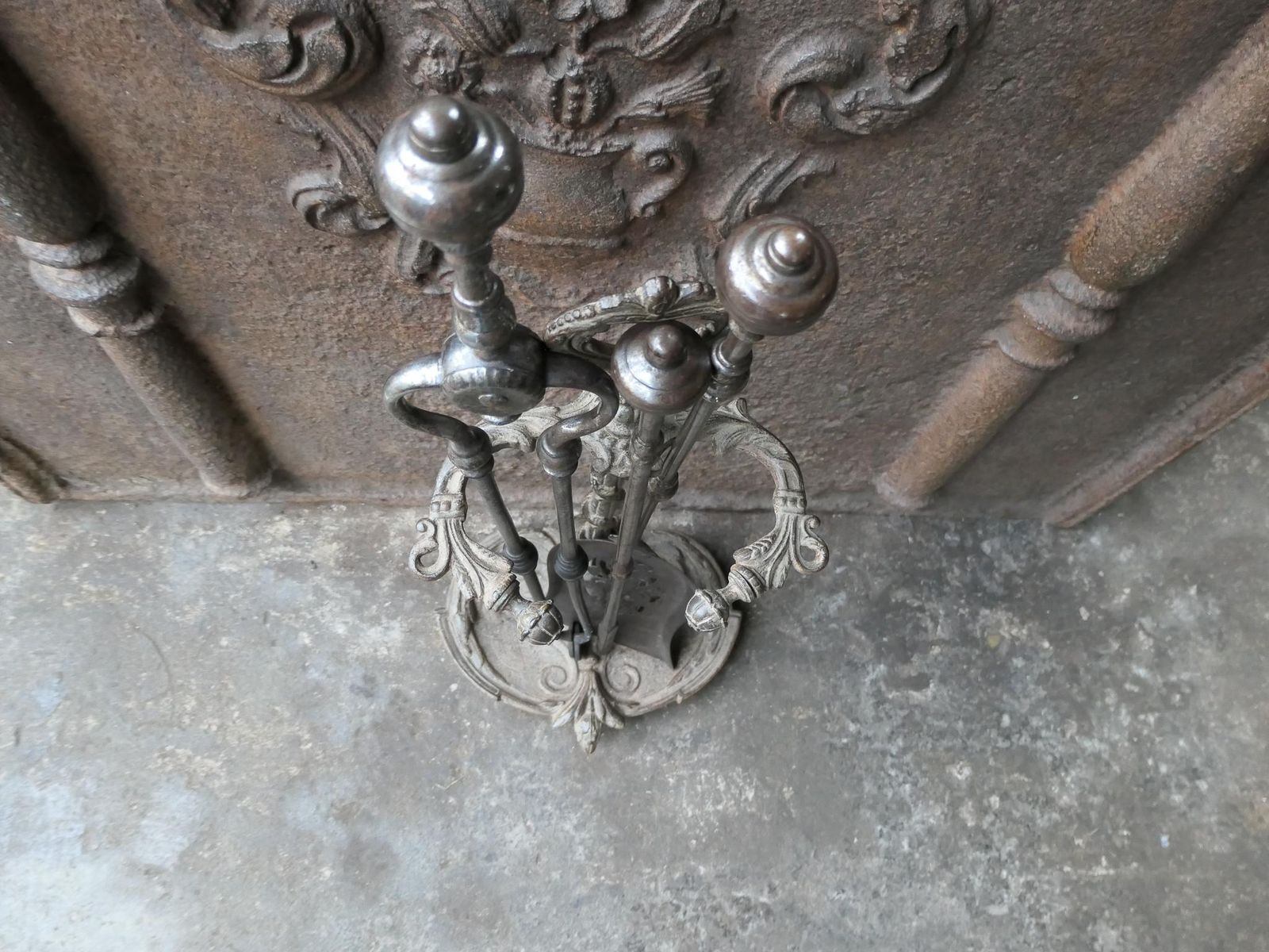 18/19th C. English Georgian Fireplace Tools photo vinterior