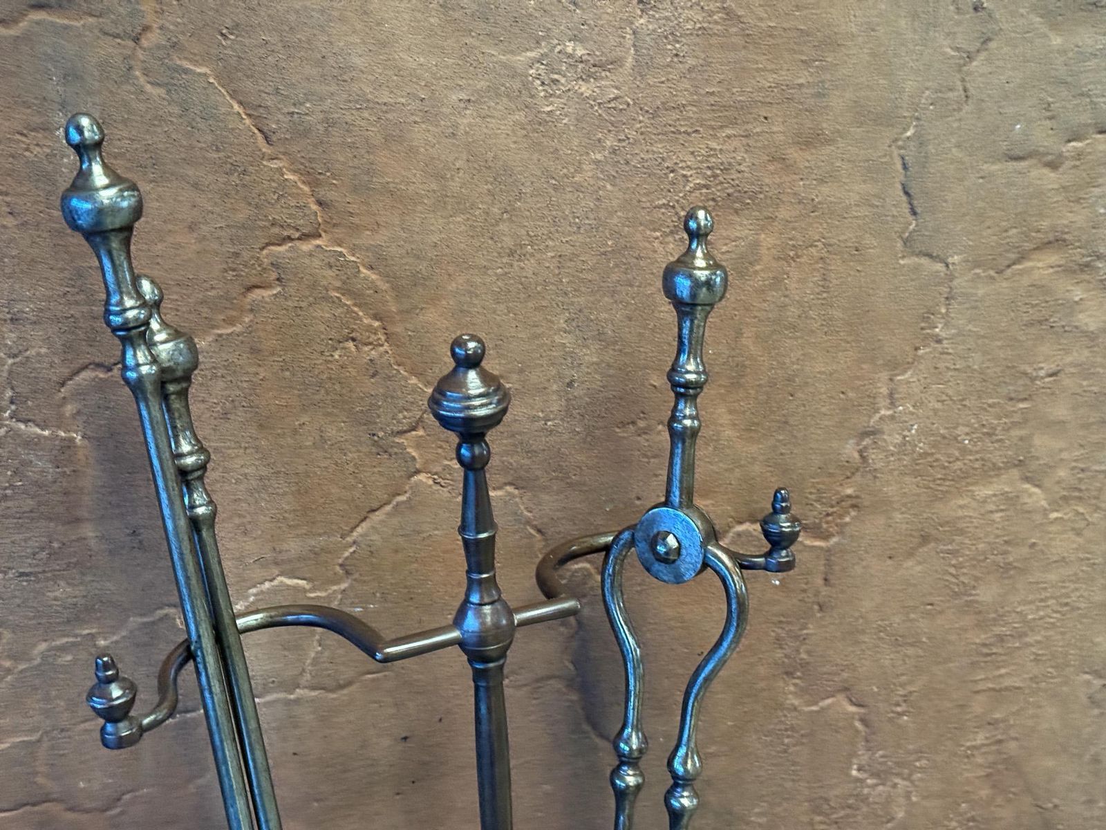 photo for sale English Victorian Fireplace Tools Or Companion Set, 19th Century