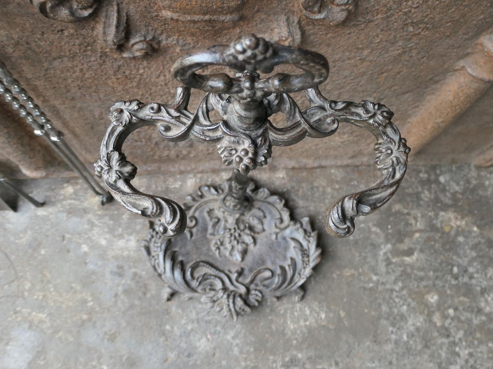 photo vinterior 18th   19th C. English Georgian Polished Steel Fire Irons