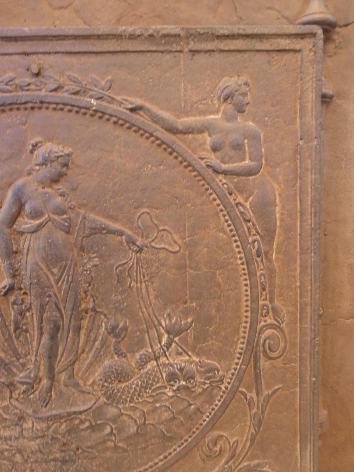 photo furniture French Neoclassical Period Fireback / Backsplash, 18th/19th Century