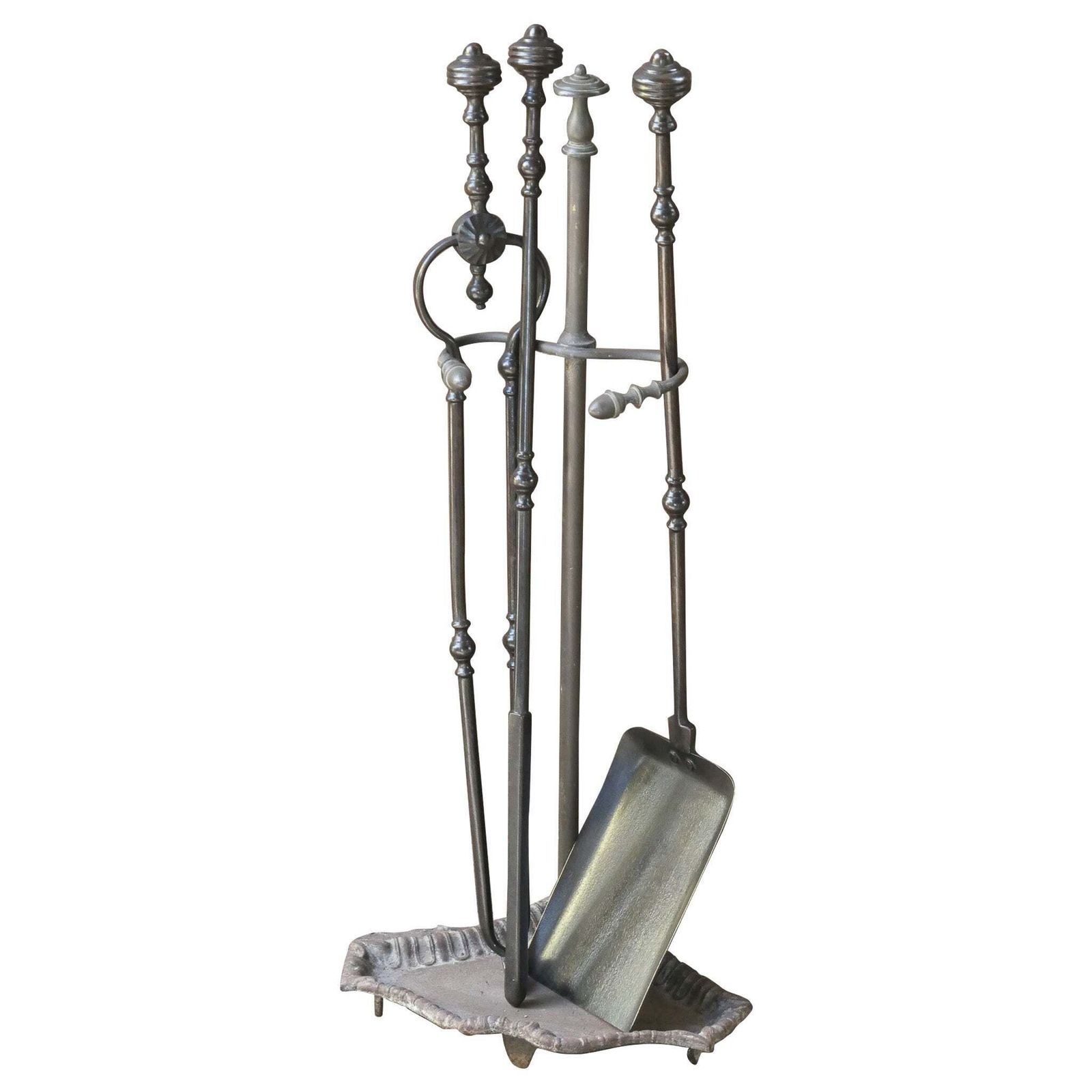 English Victorian Fireplace Tools Or Companion Set, 19th Century