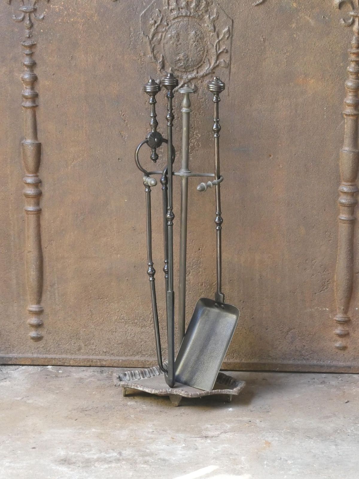 English Victorian Fireplace Tools Or Companion Set, 19th Century photo for sale