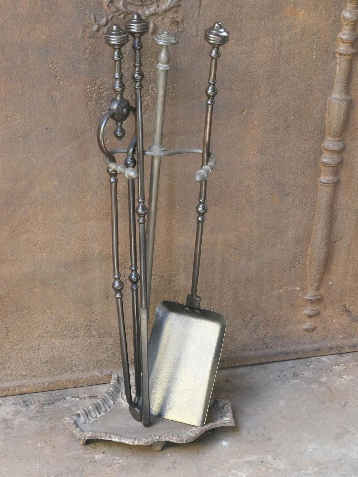 English Victorian Fireplace Tools Or Companion Set, 19th Century photo 1002.0