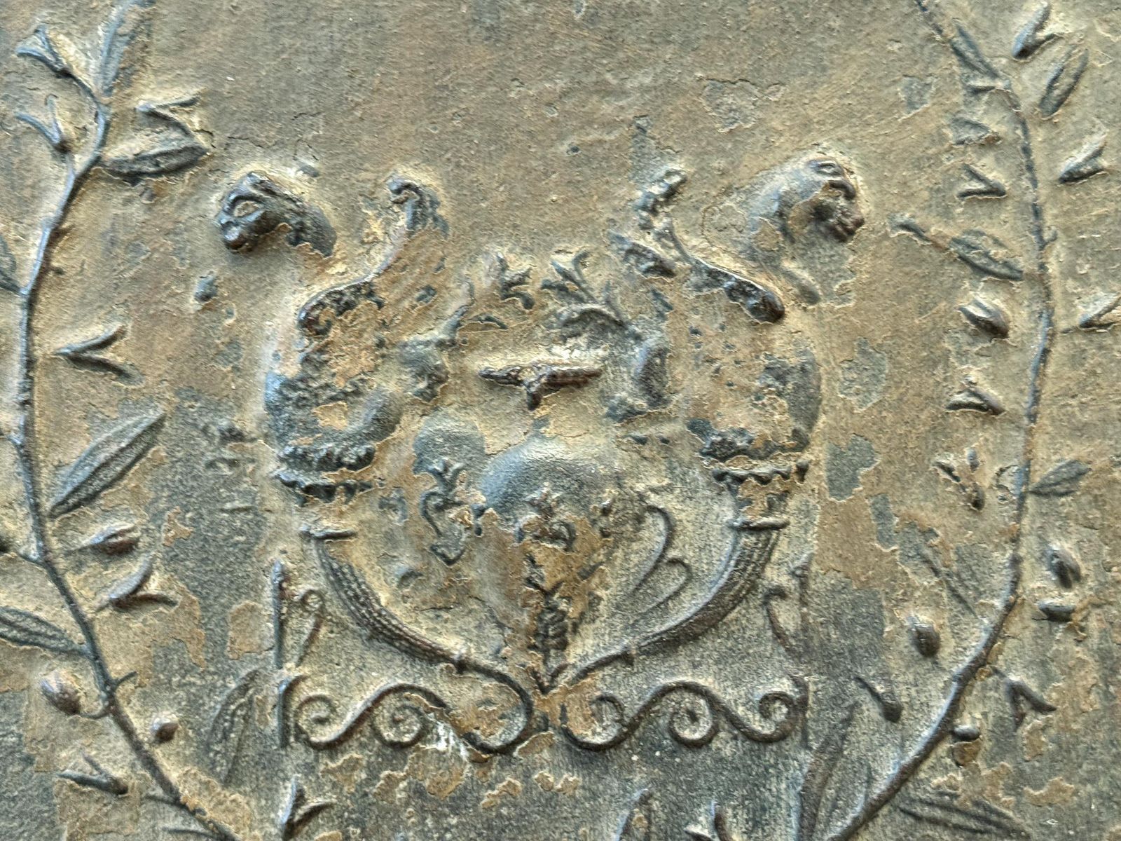 photo furniture French Neoclassical Fireback / Backsplash, 18th   19th Century