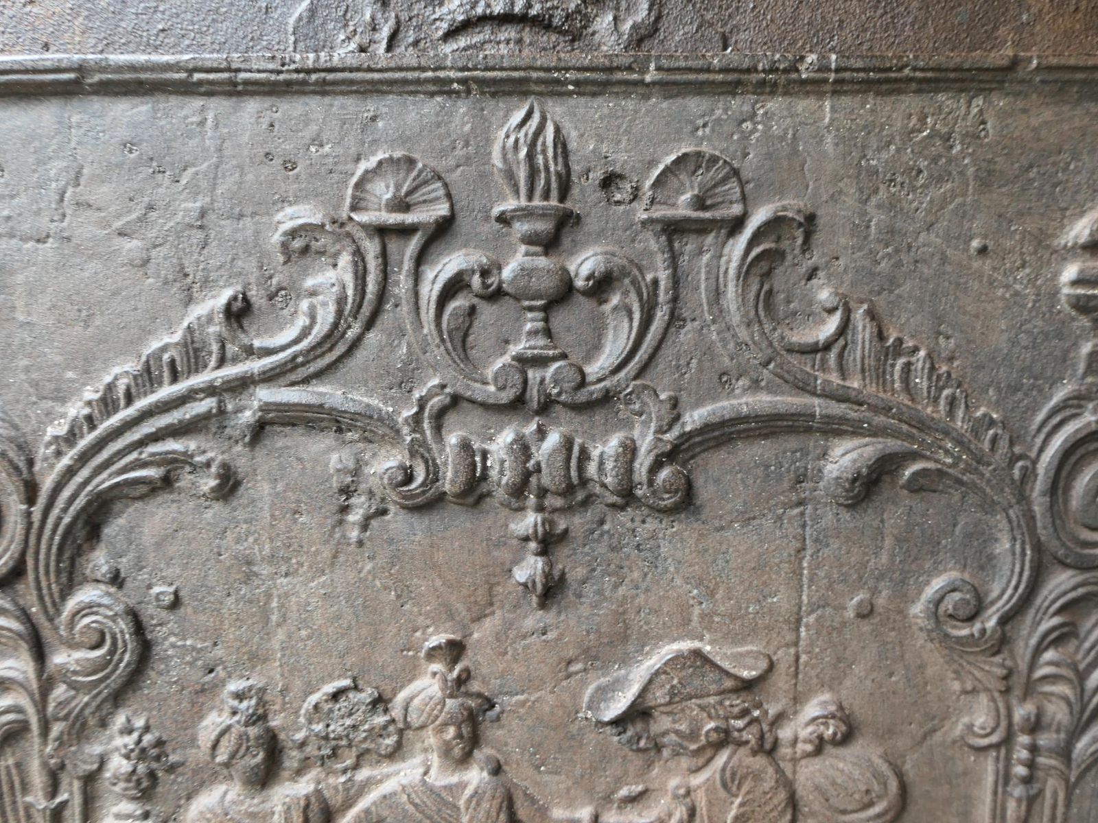 Antique French Louis XV Fireback / Backsplash, 18th Century photo buy