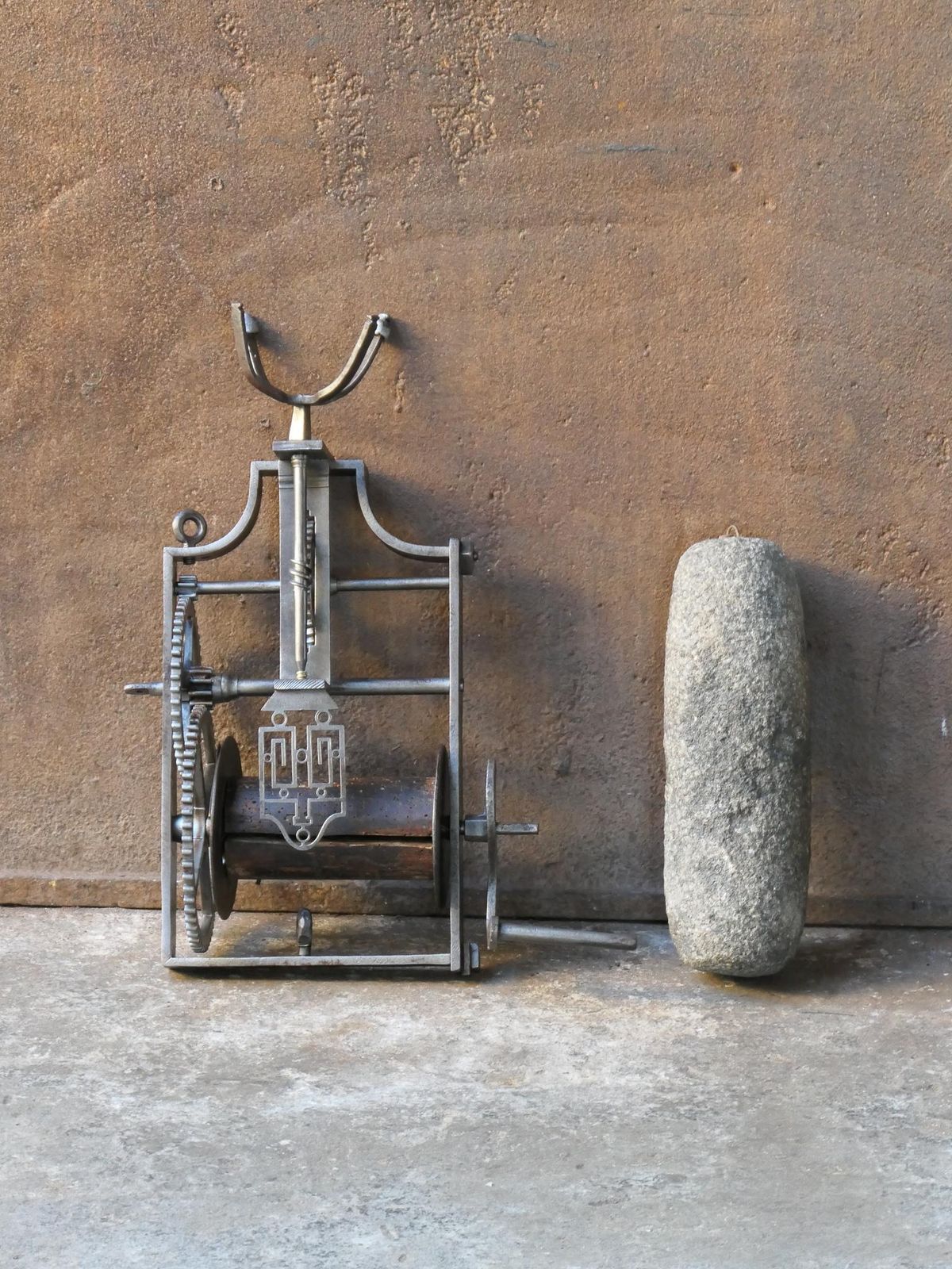 18th Century French Napoleon III Weight Driven Spit Jack photo furniture