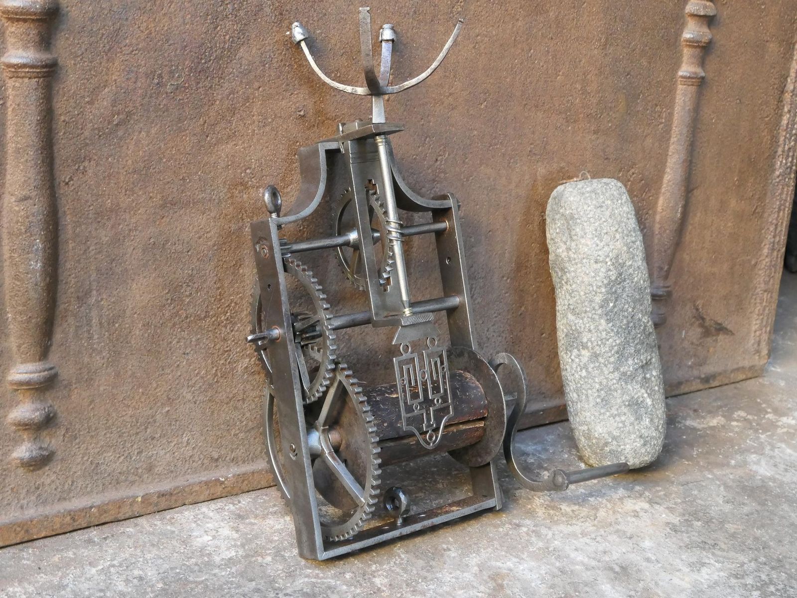 18th Century French Napoleon III Weight Driven Spit Jack photo Home Fixtures