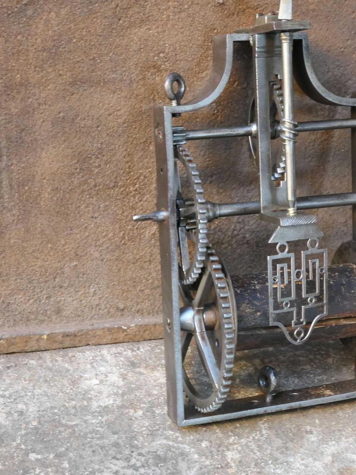 18th Century French Napoleon III Weight Driven Spit Jack photo vinterior