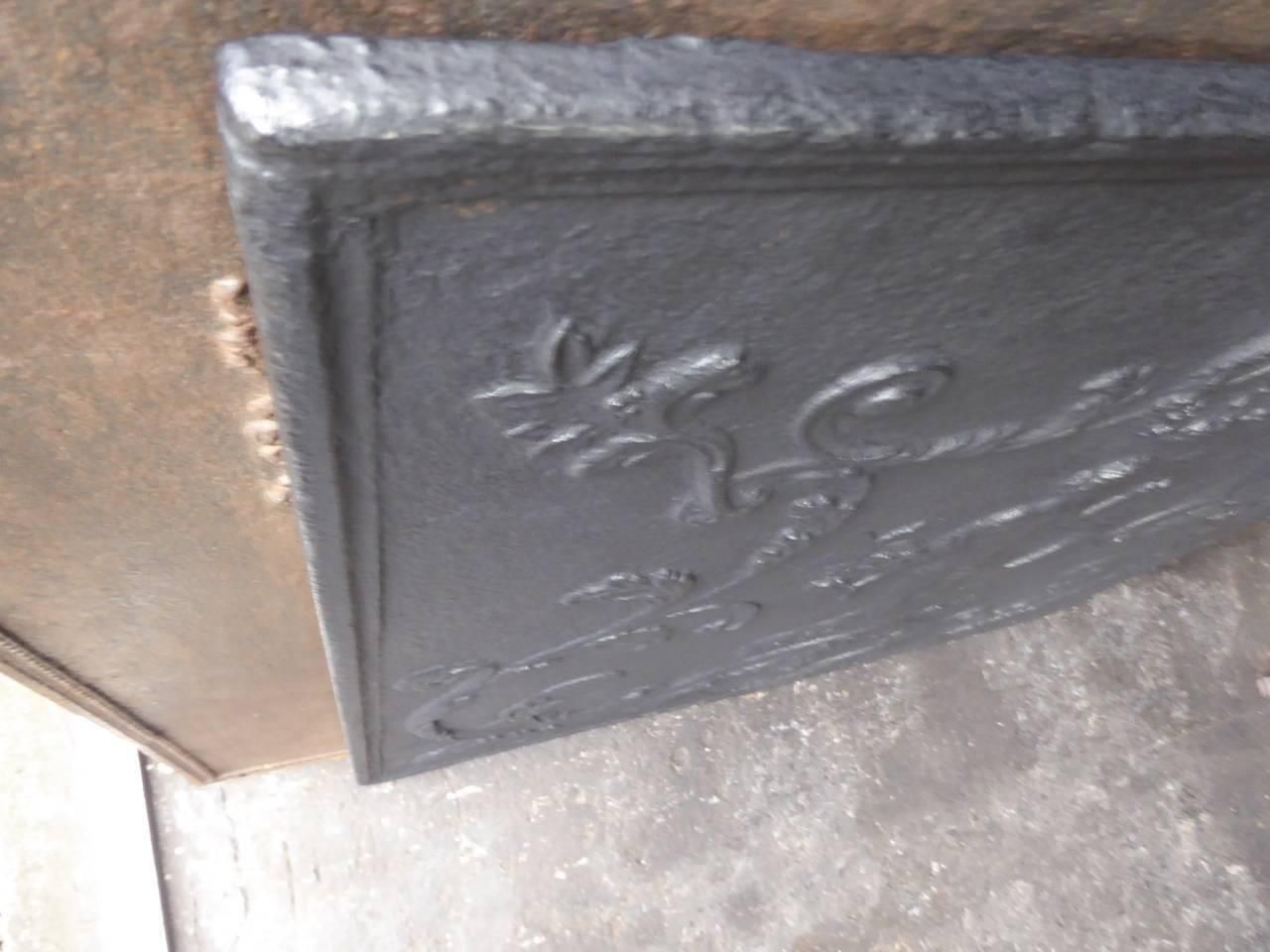 18th Century French Louis XV Period Venus Fireback / Backsplash photo vintage