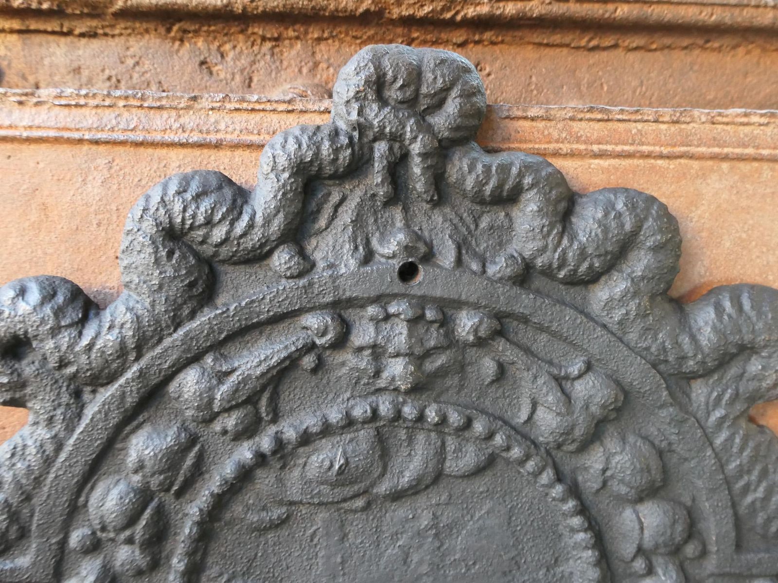Dutch Louis XIV Style 'Europe' Fireback / Backsplash photo vintage