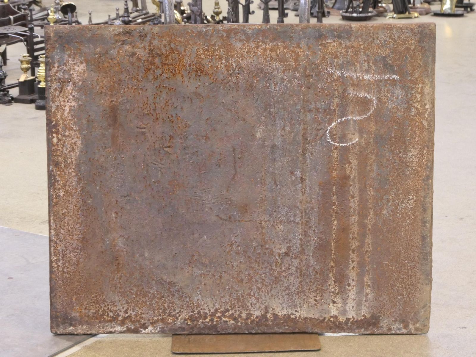 Louis XIV 'Saint Andrew's Cross' Fireback / Backsplash, 17th   18th Century photo Home Fixtures