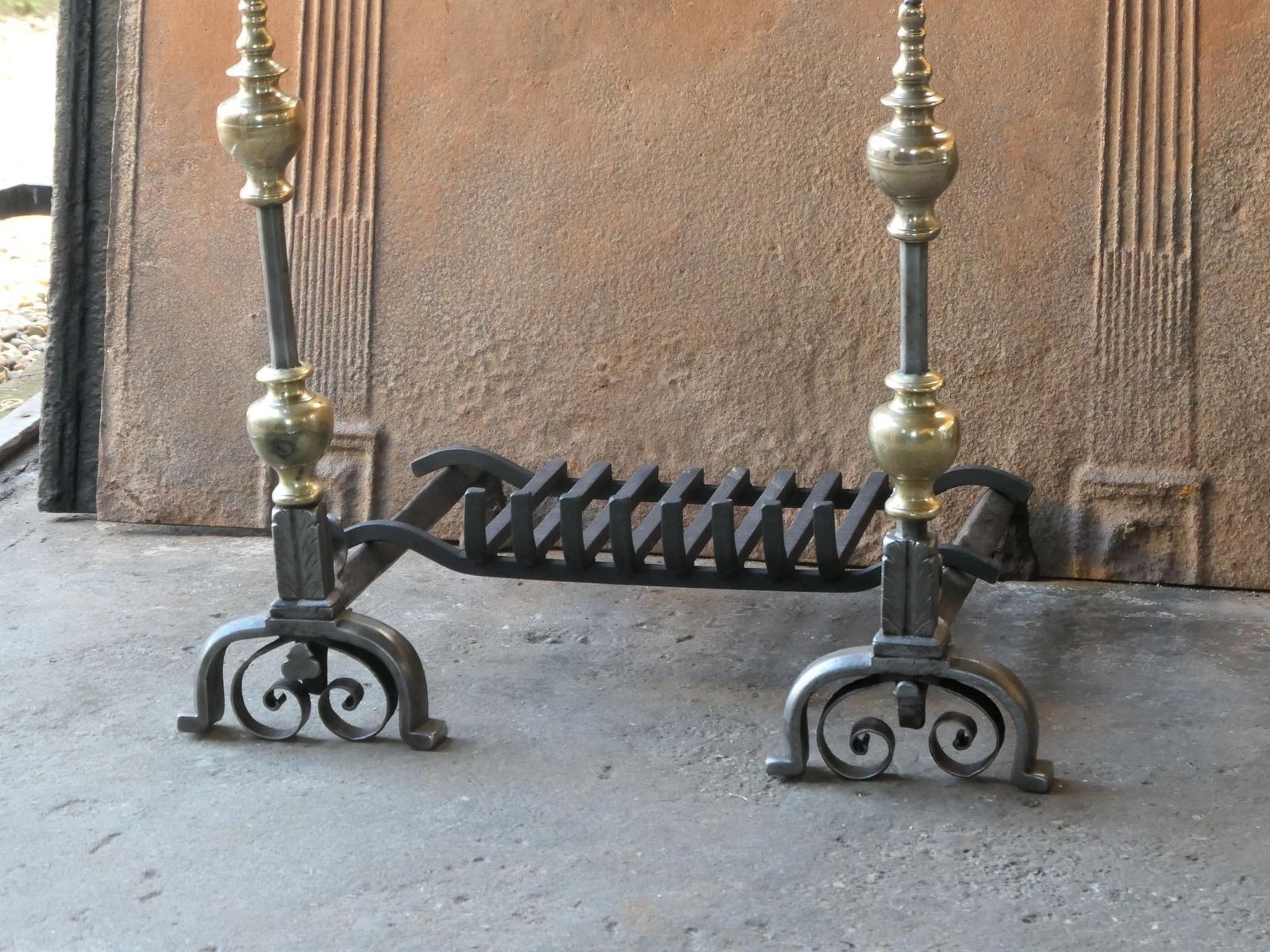 18th Century French Louis XV Fireplace Log Grate photo buy